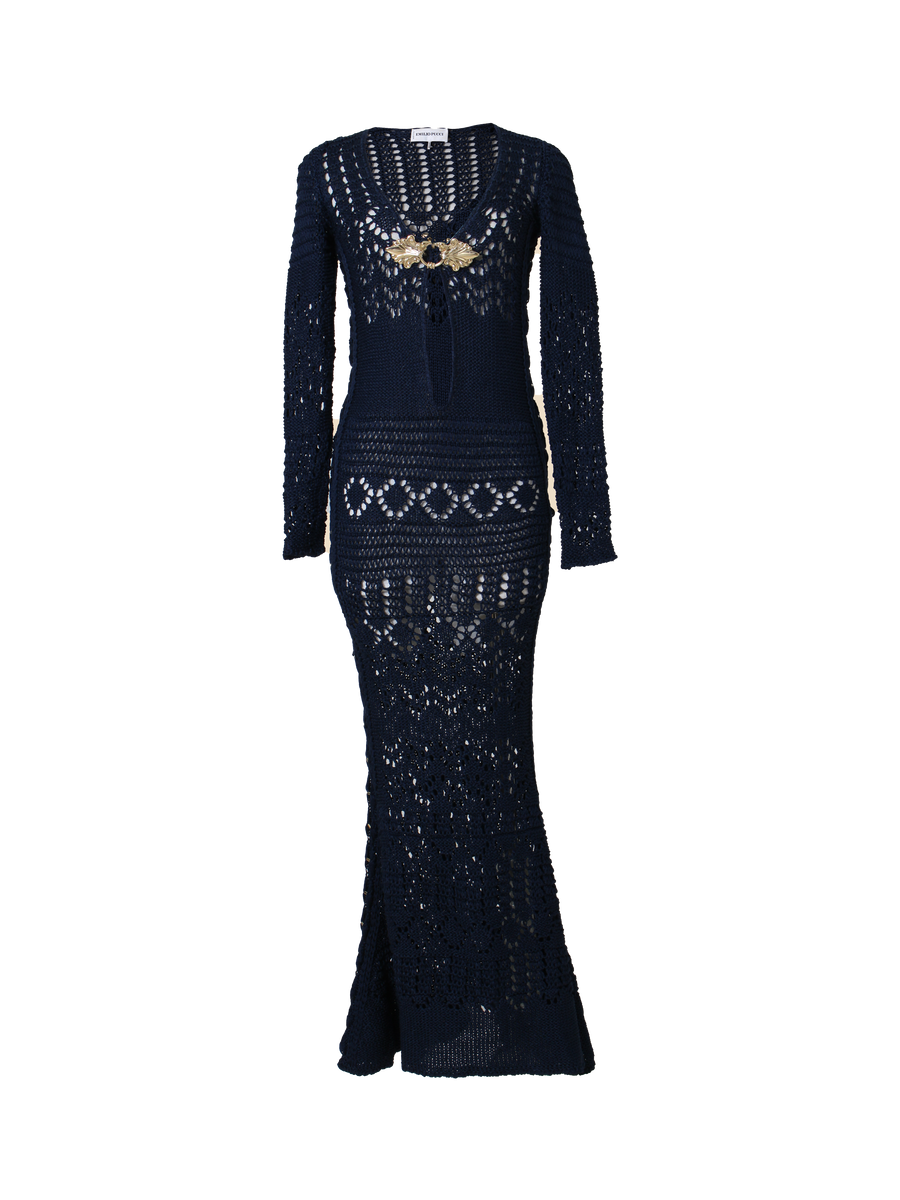 Vintage Emilio Pucci Runway Crochet Dress