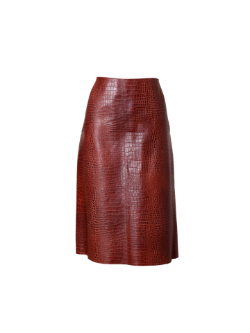 Vintage Leather Skirt