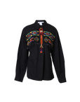 Vintage Aztec Beaded Shirt