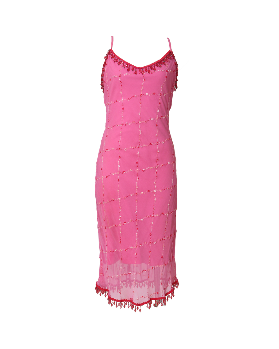 Vintage Betsey Johnson Beaded Dress