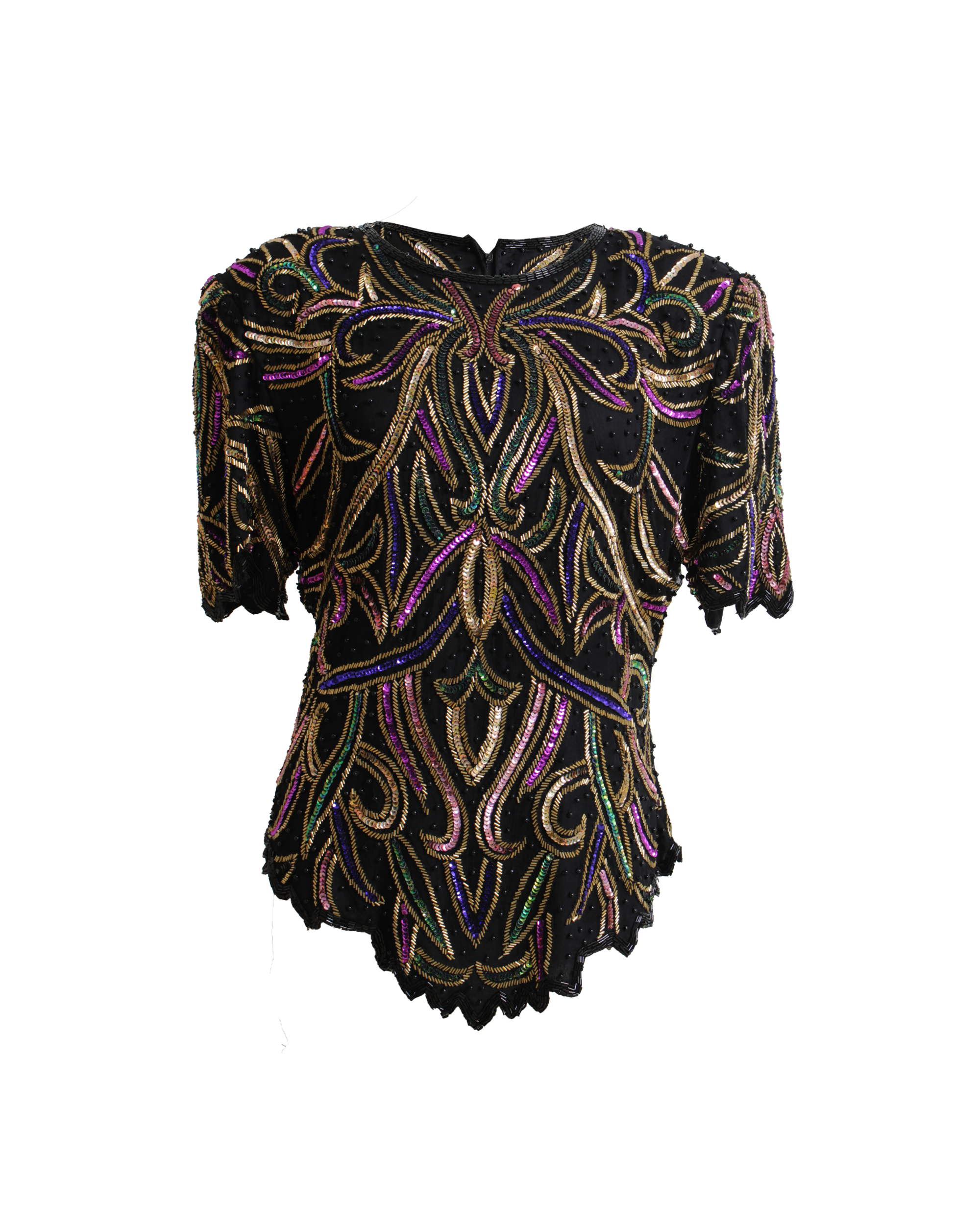 Vintage Sequined Top