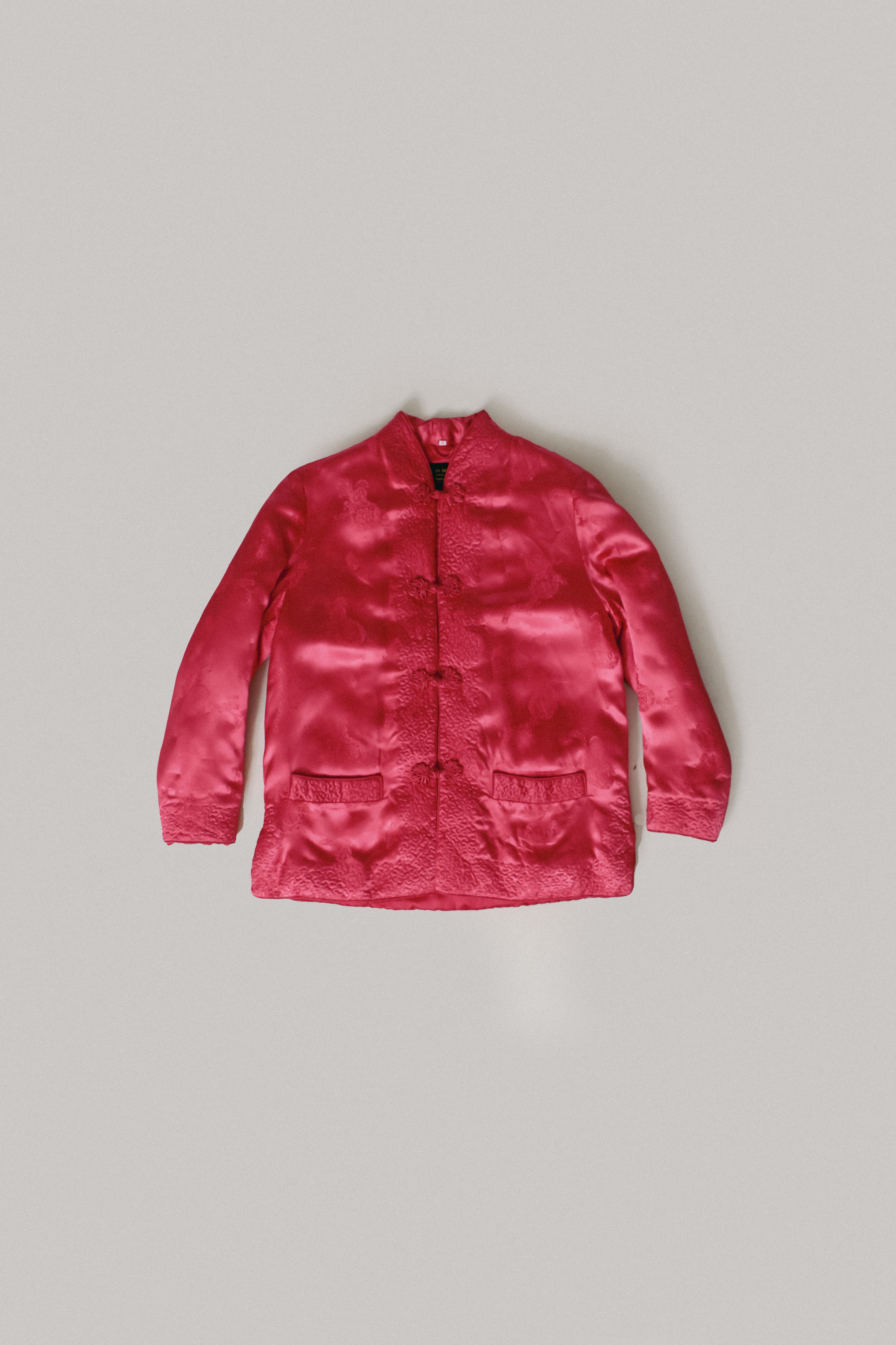 Vintage Peony Mandarin Jacket