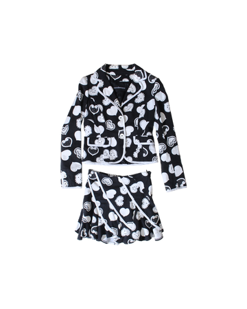 Vintage Roccobarocco Skirt Set