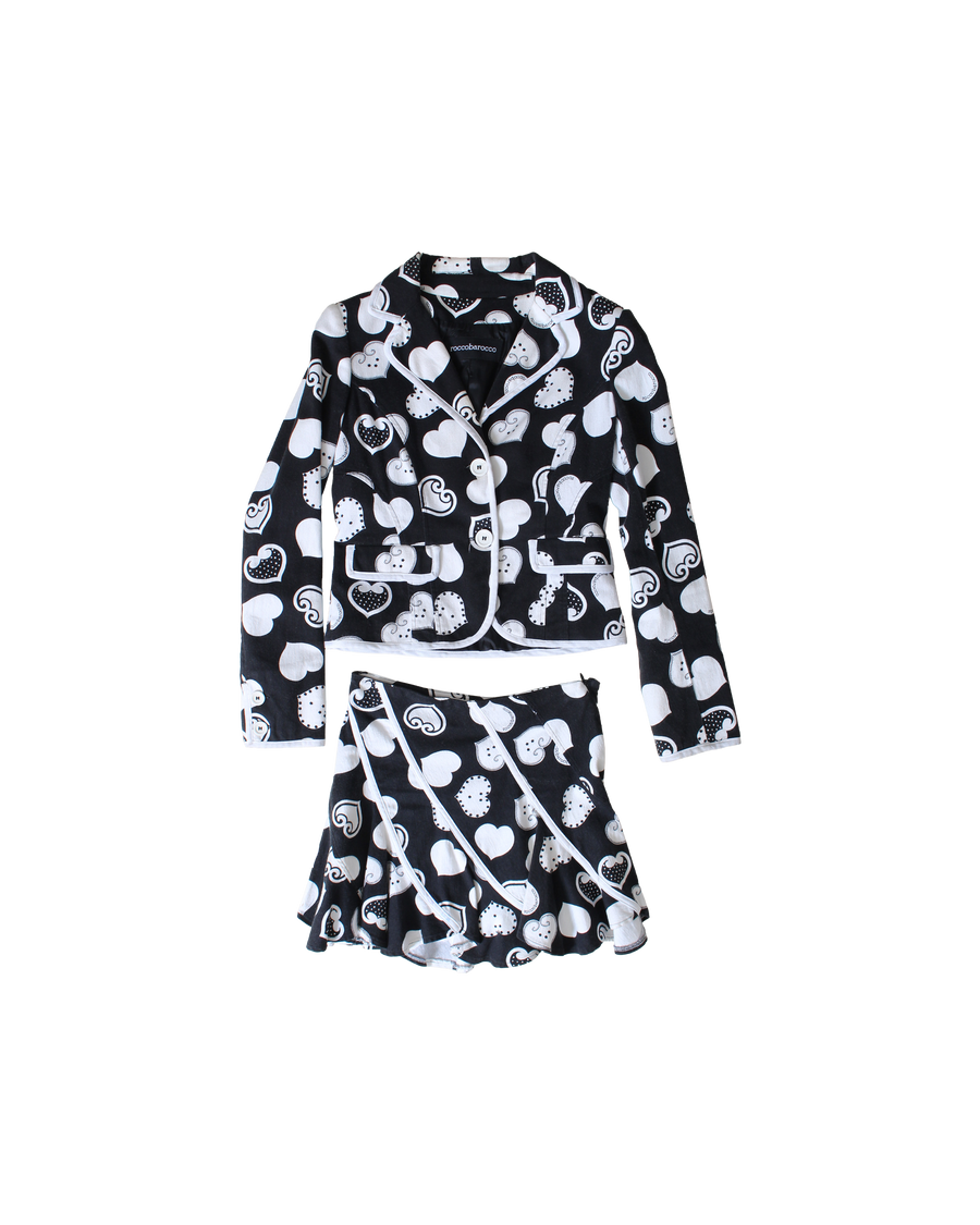 Vintage Roccobarocco Skirt Set
