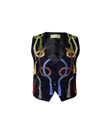 Vintage Embroidered Vest