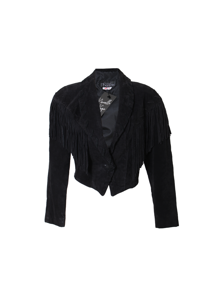 Vintage Suede Fringed Jacket
