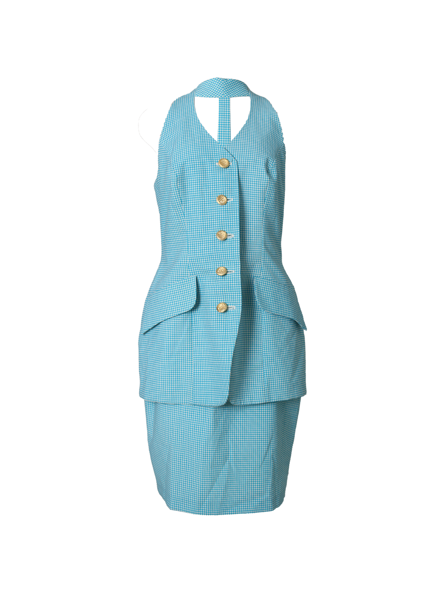 Vintage Vichy Skirt Set