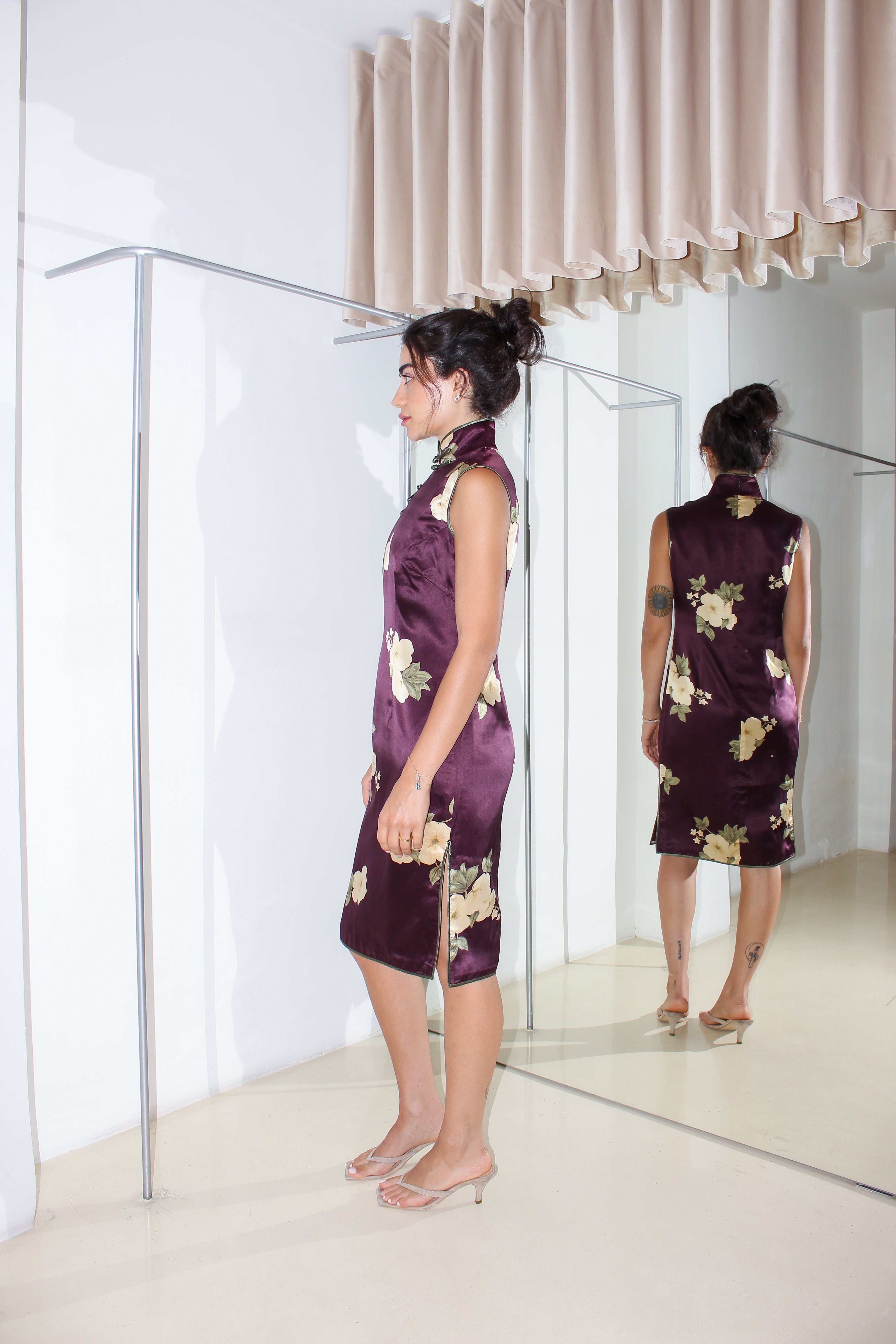 Vintage Mandarin Dress