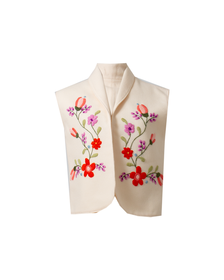 Vintage Floral Vest