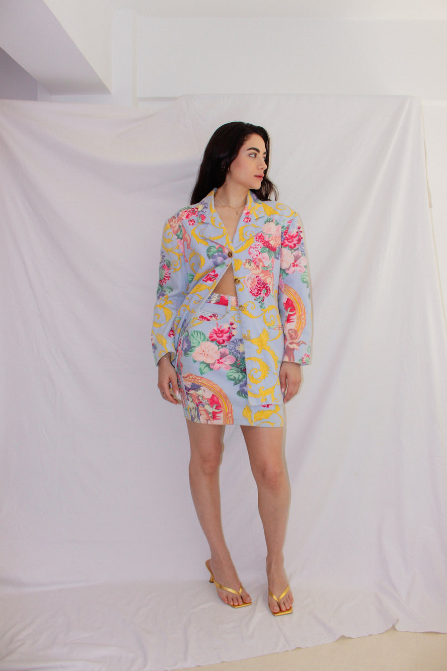 Vintage Christian Llinares Skirt Set
