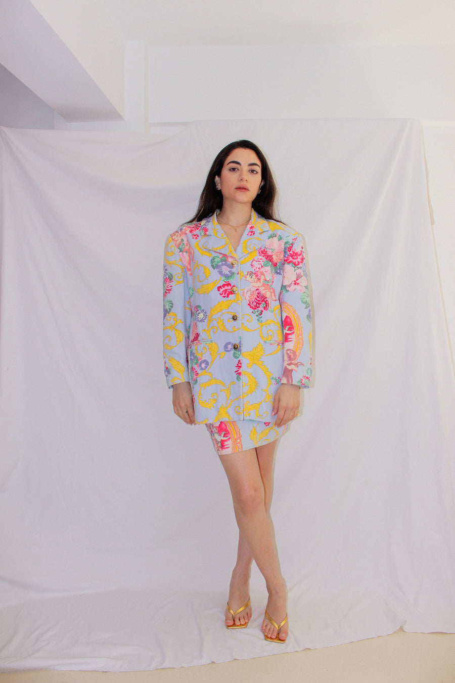 Vintage Christian Llinares Skirt Set