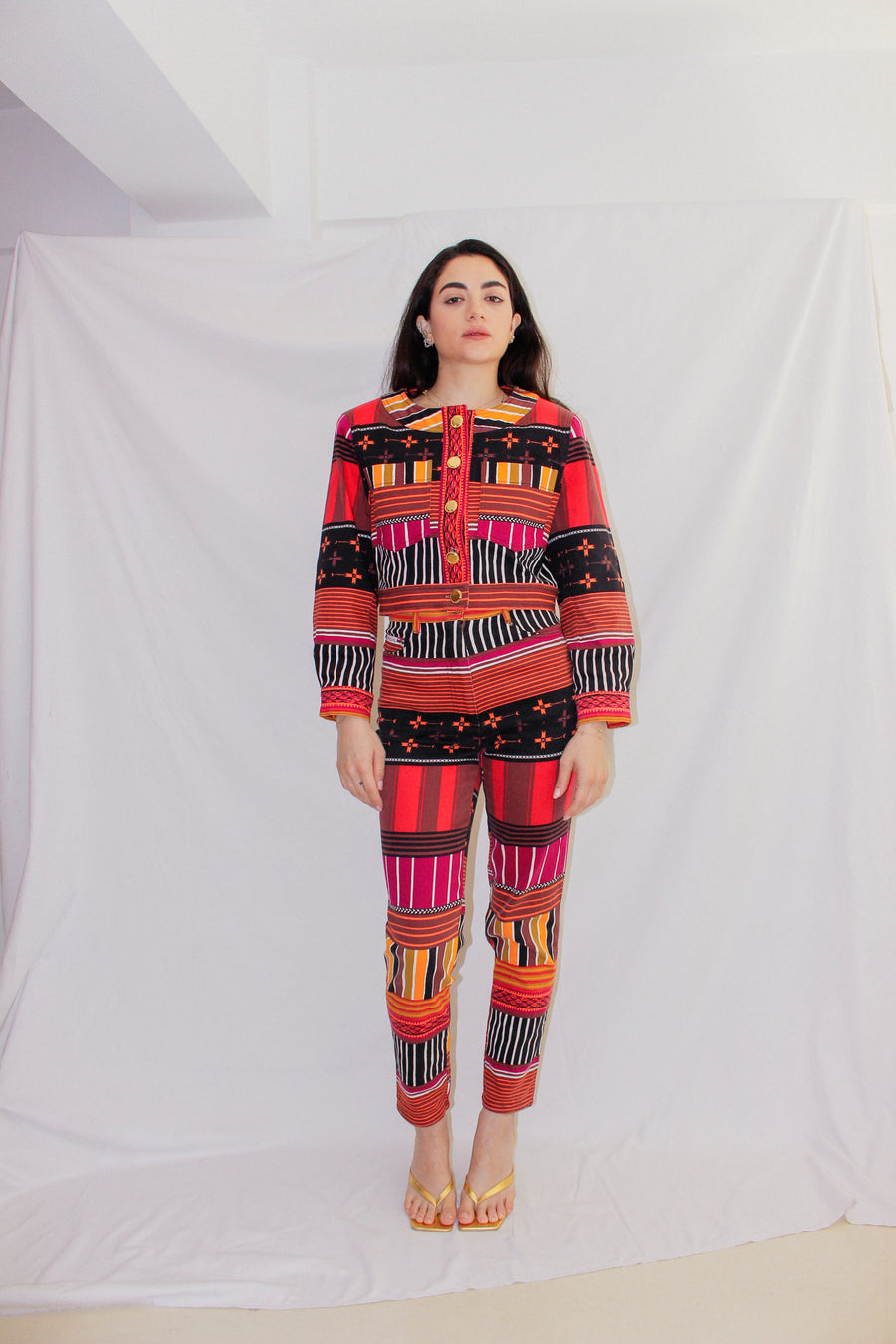 Vintage Christian Llinares Pants Set