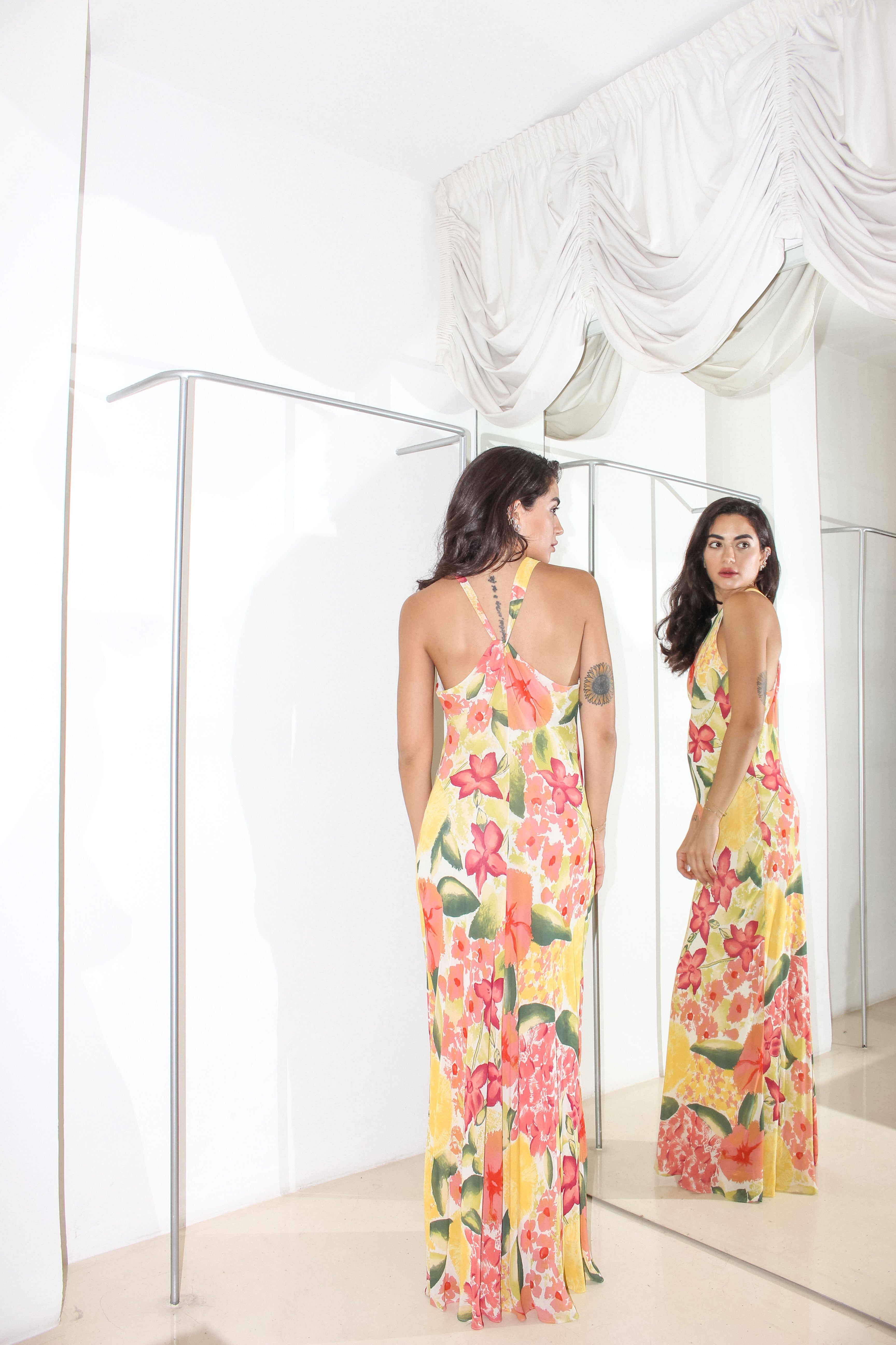 Vintage Floral Dress