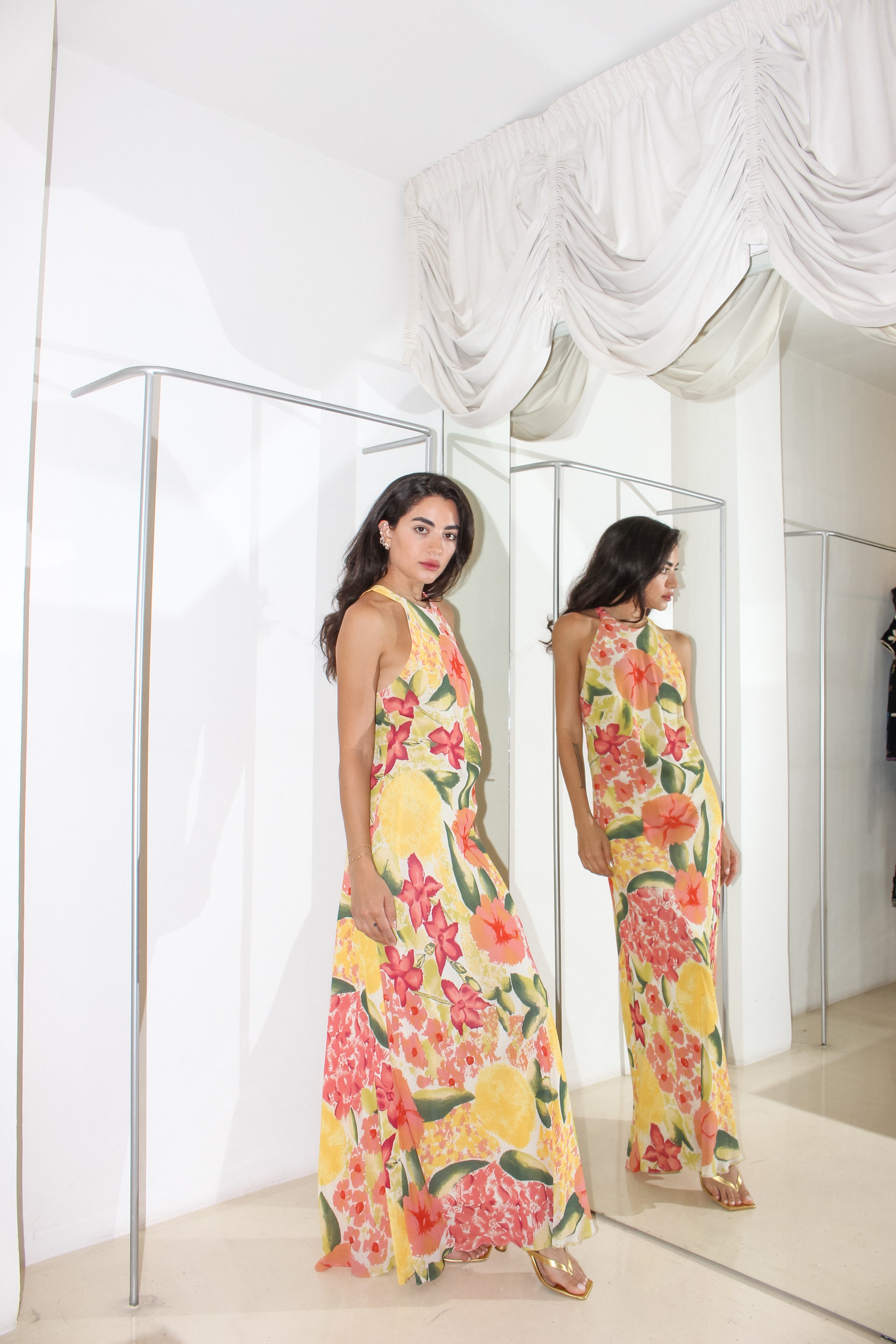 Vintage Floral Dress