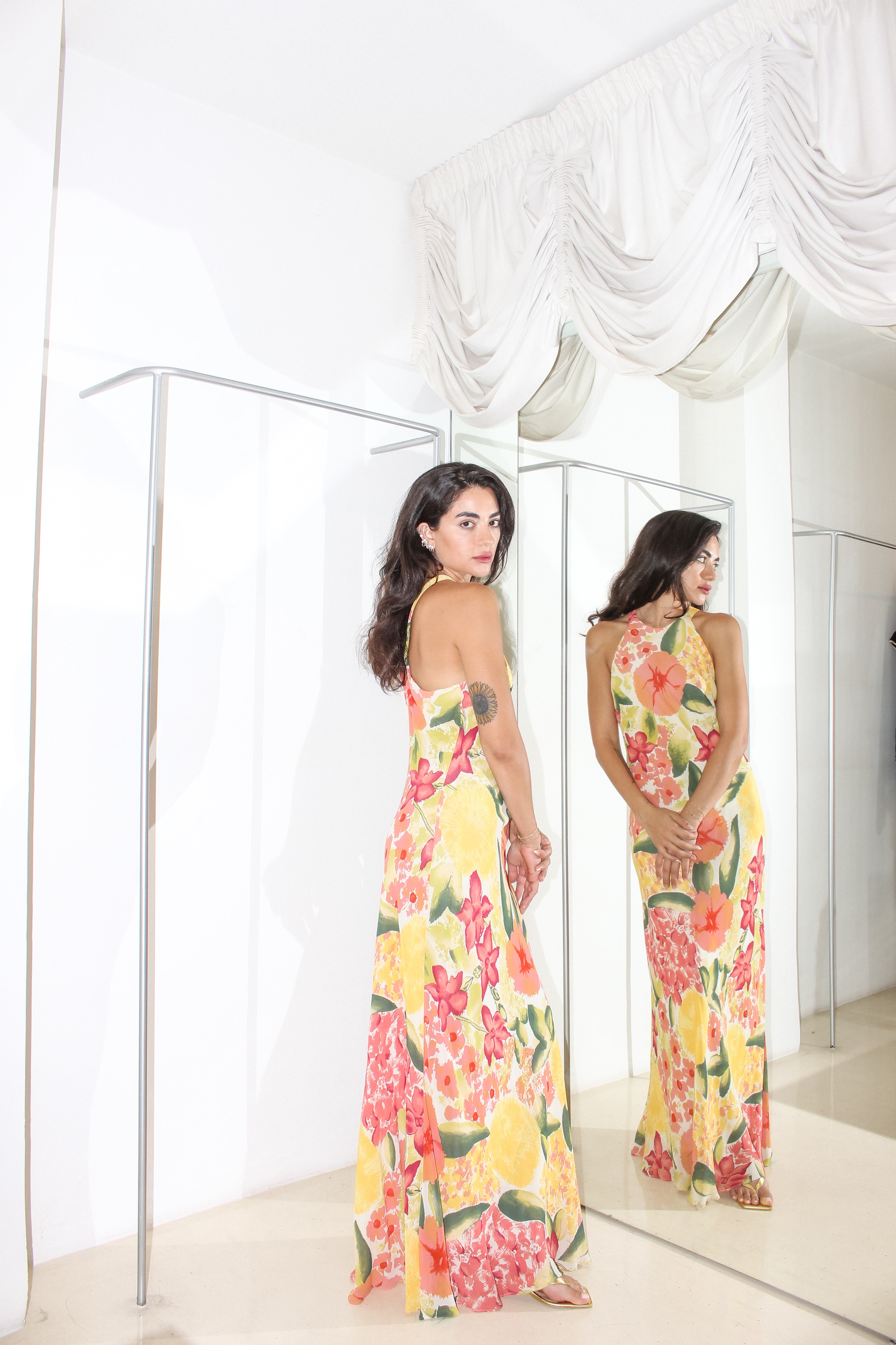 Vintage Floral Dress