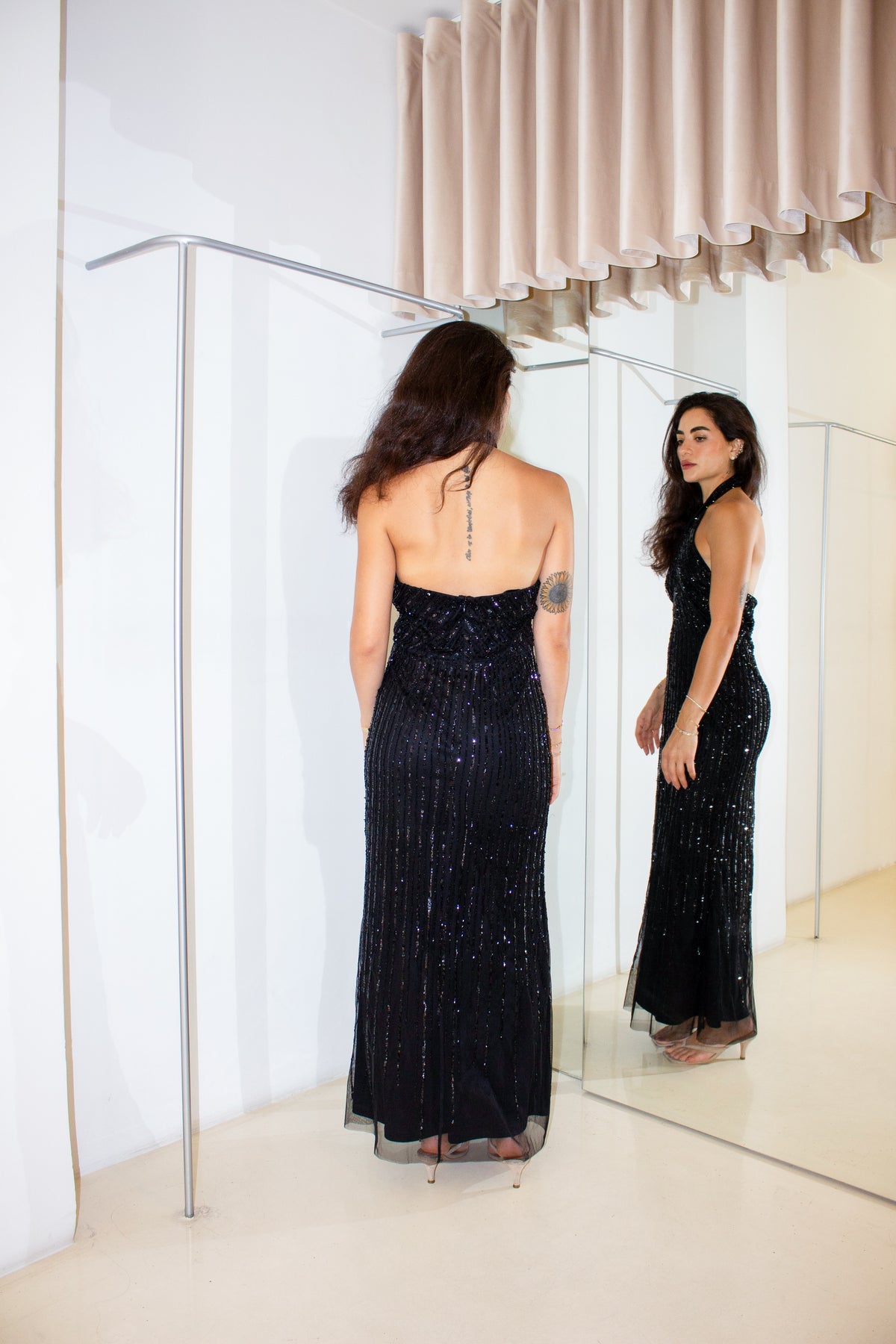 Vintage Sequined Dress