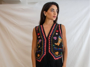 Vintage Embroidered Vest