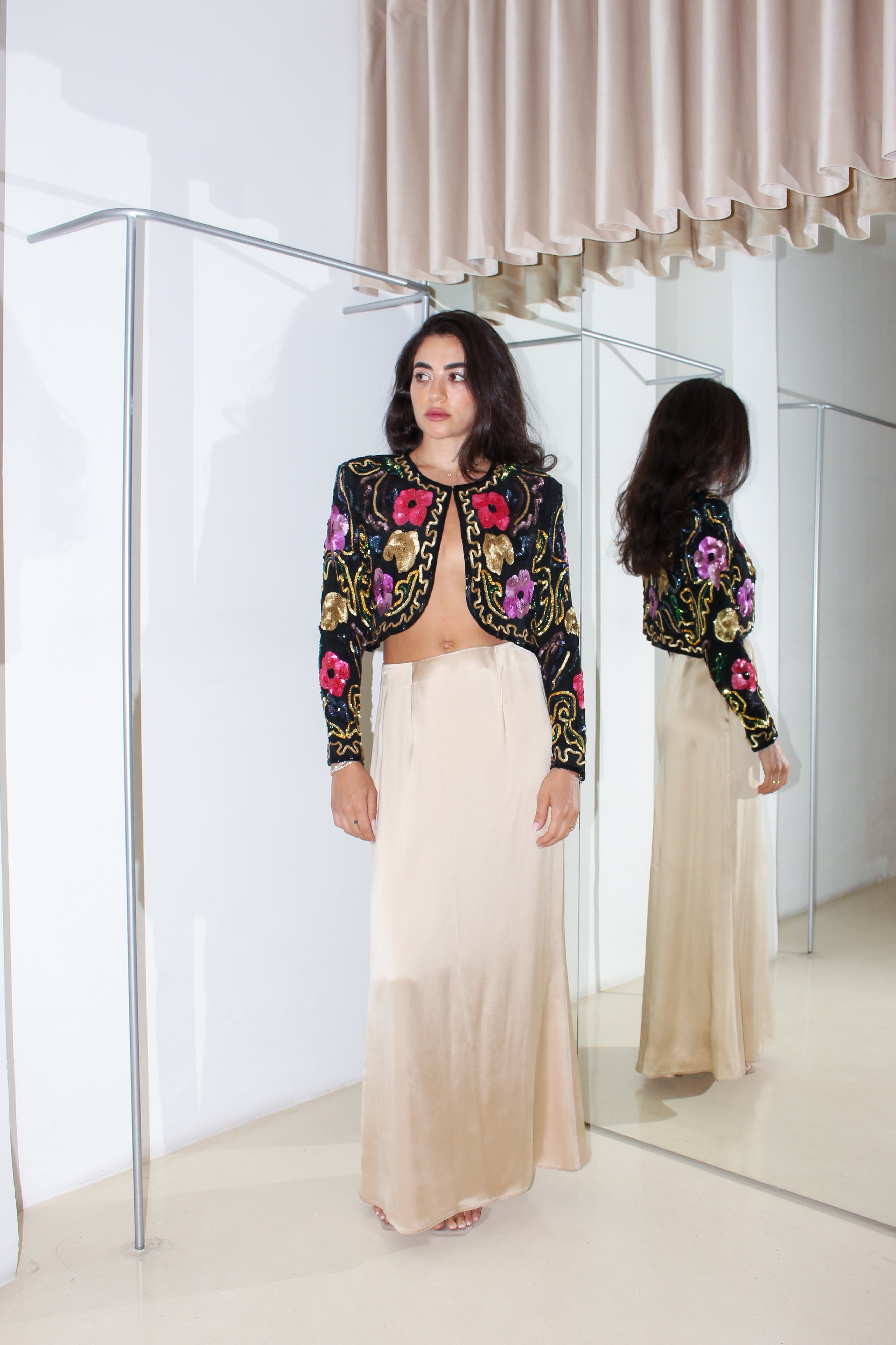 Vintage Sequined Top