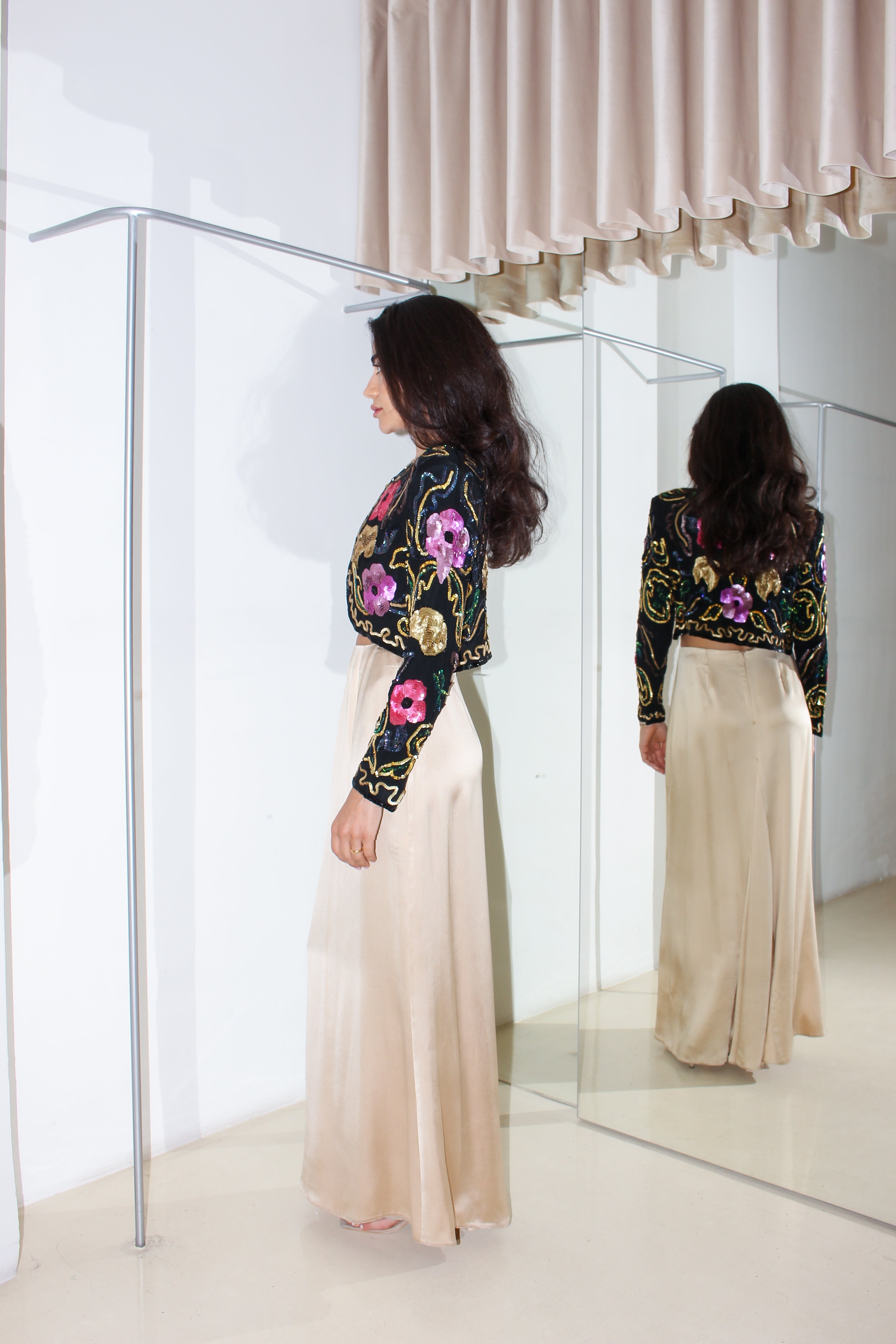 Vintage Sequined Top