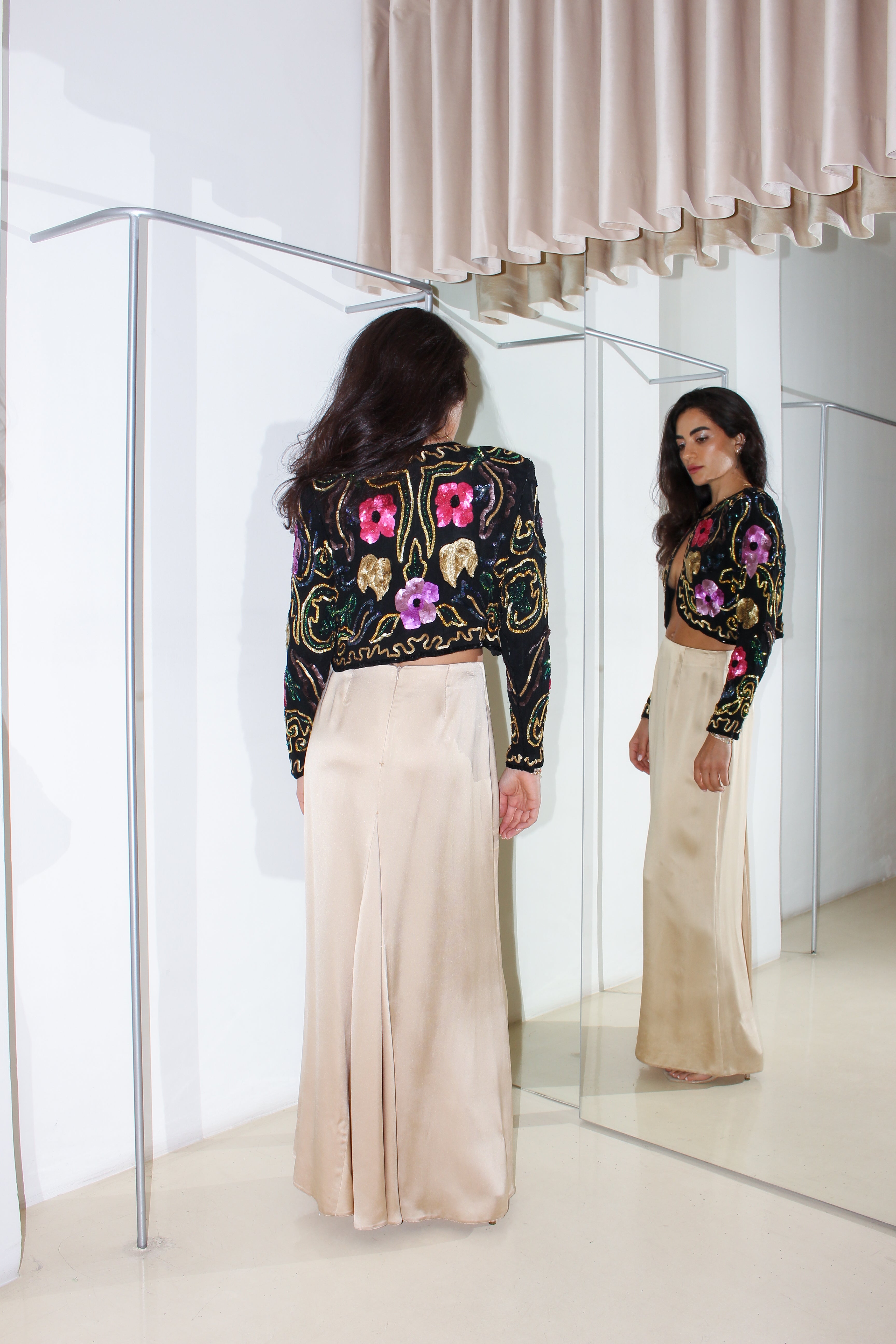 Vintage Sequined Top