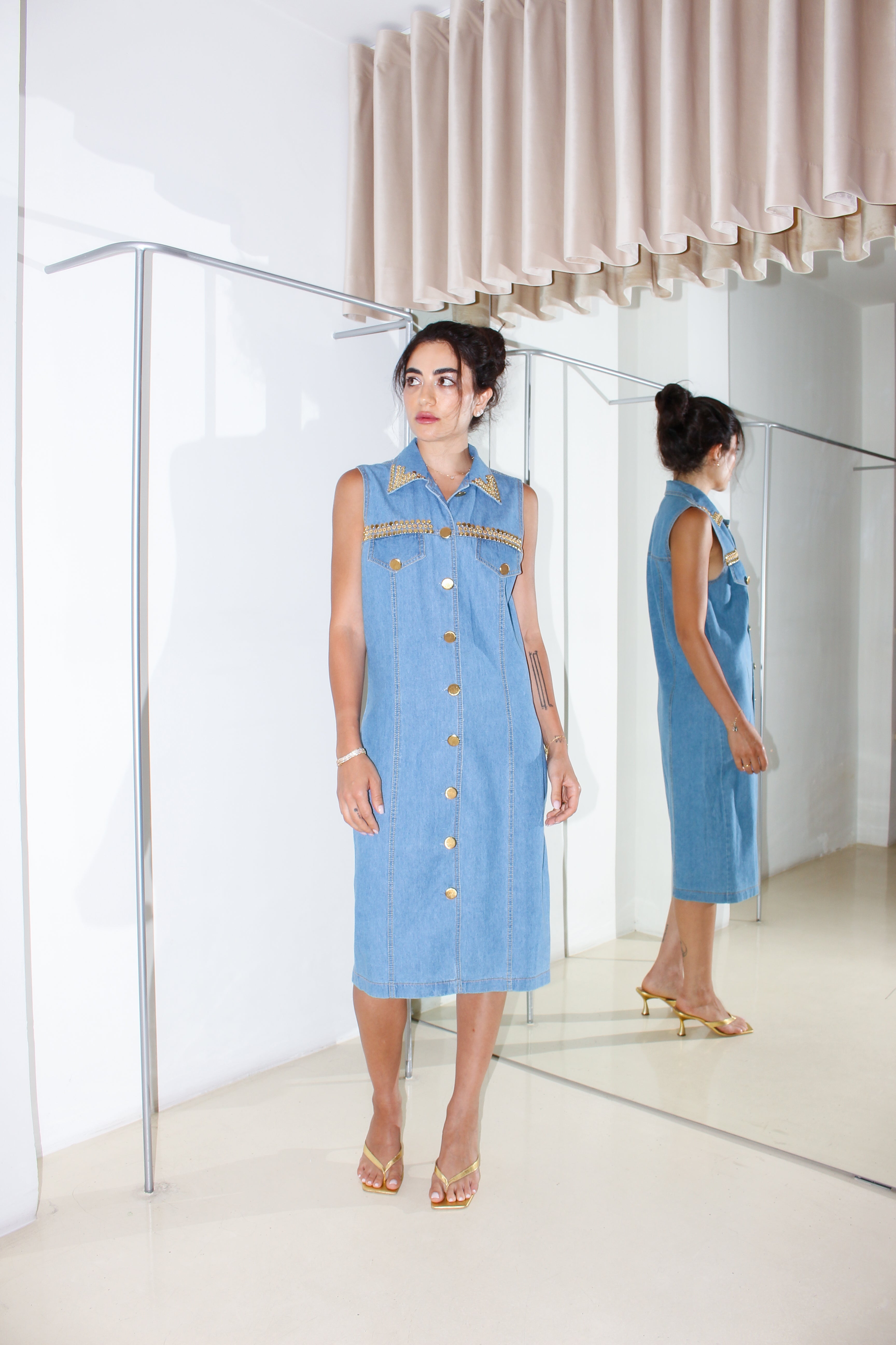 Vintage Denim Dress