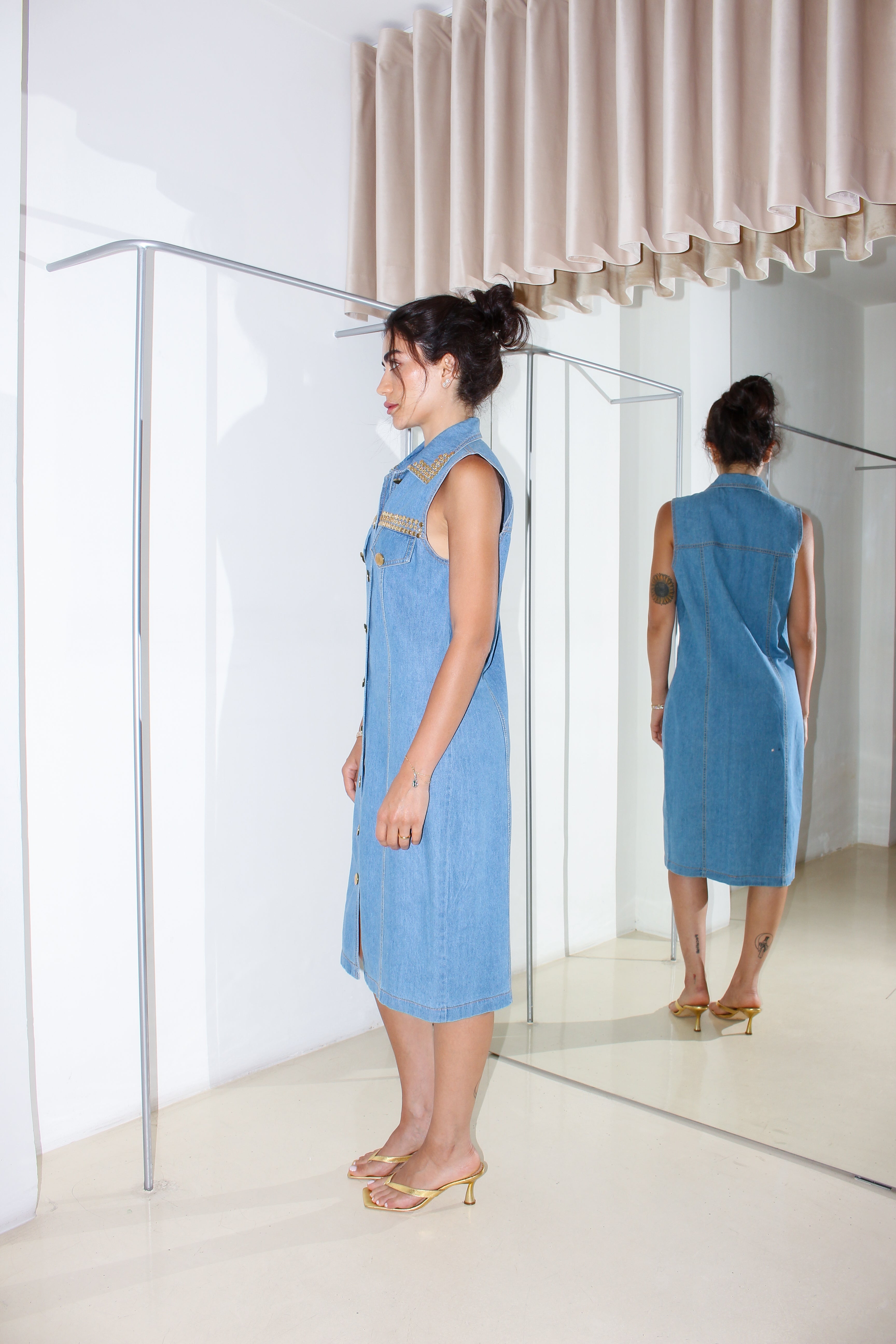Vintage Denim Dress