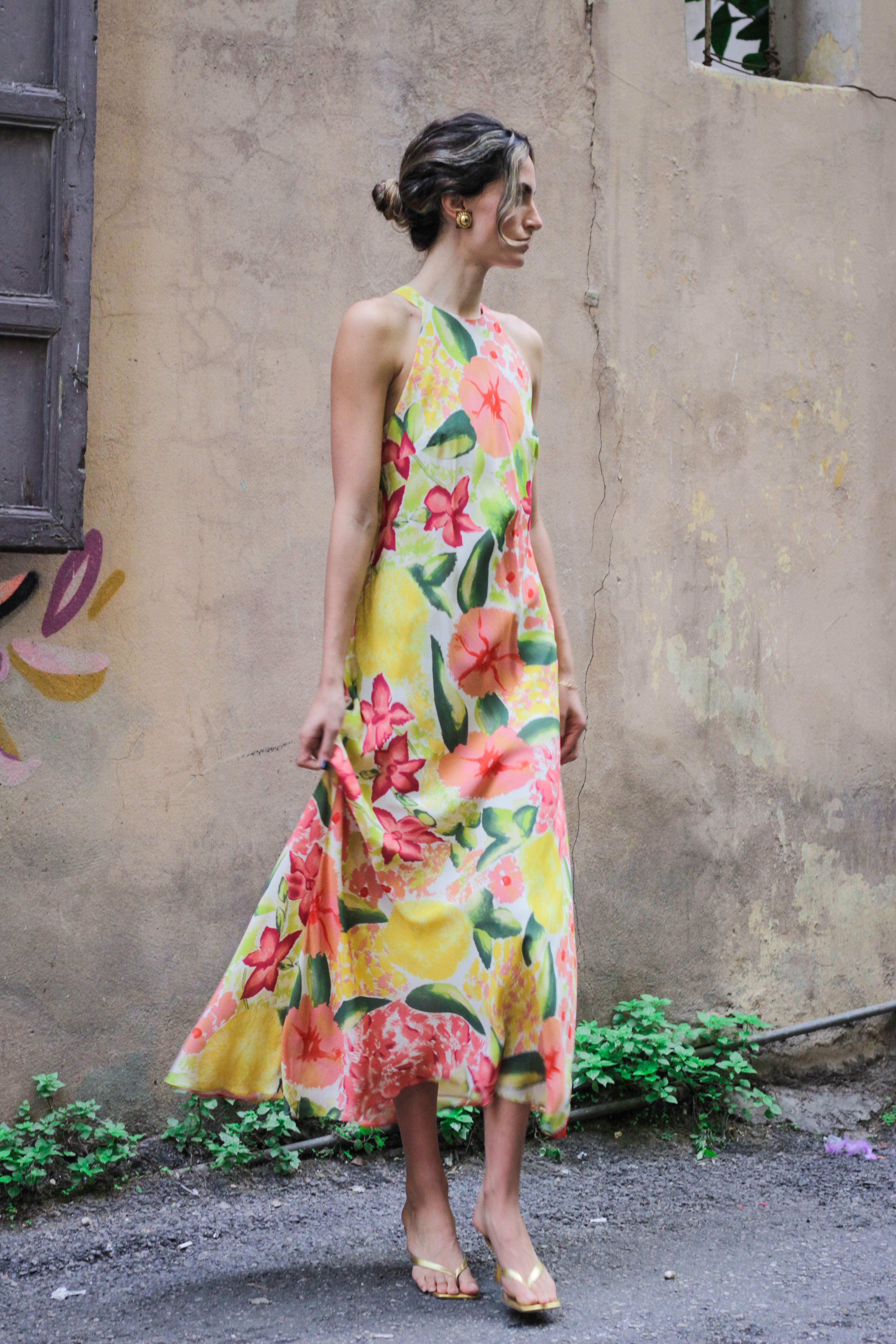 Vintage Floral Dress