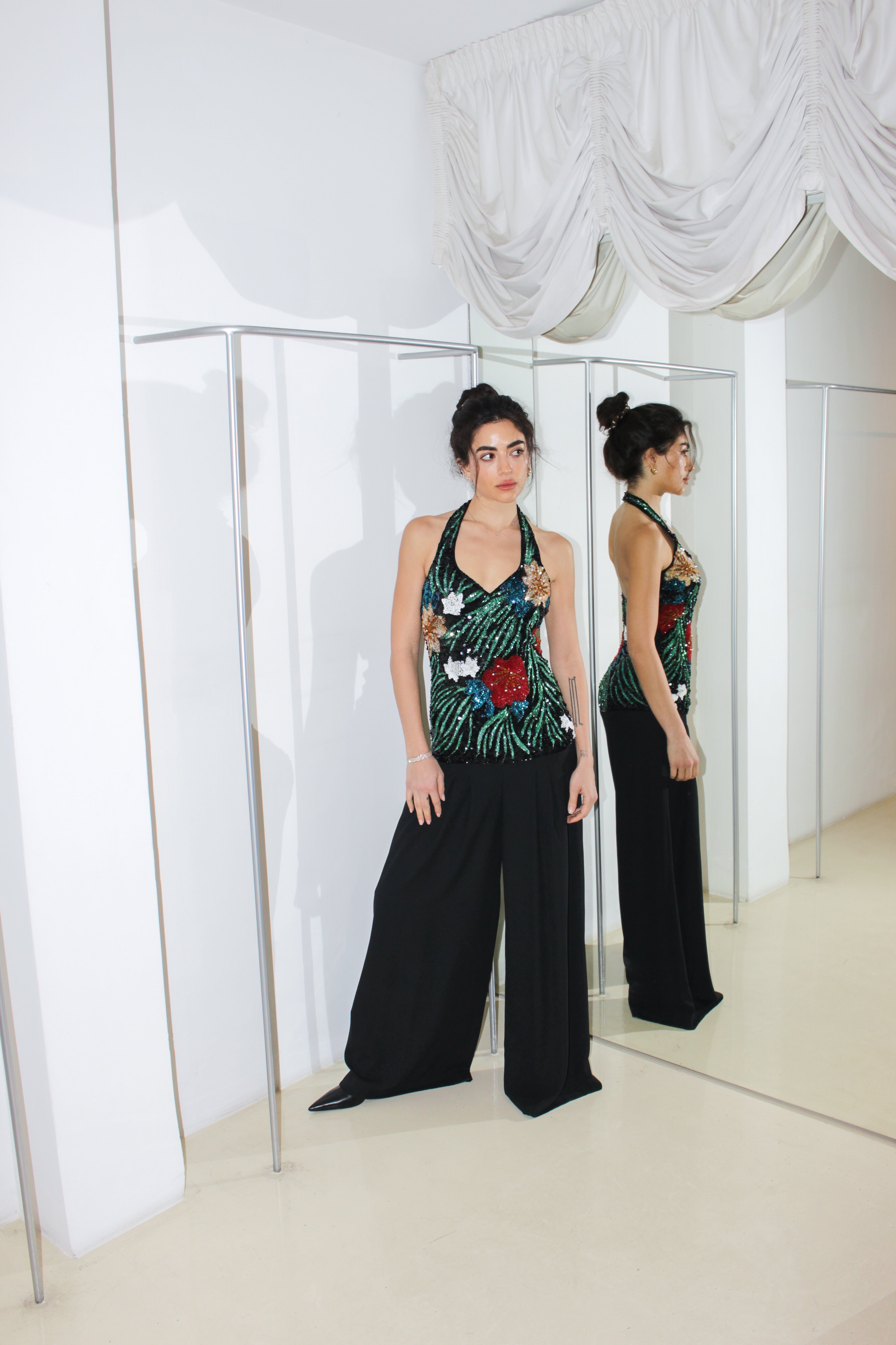 Vintage Sequined Jumpsuit