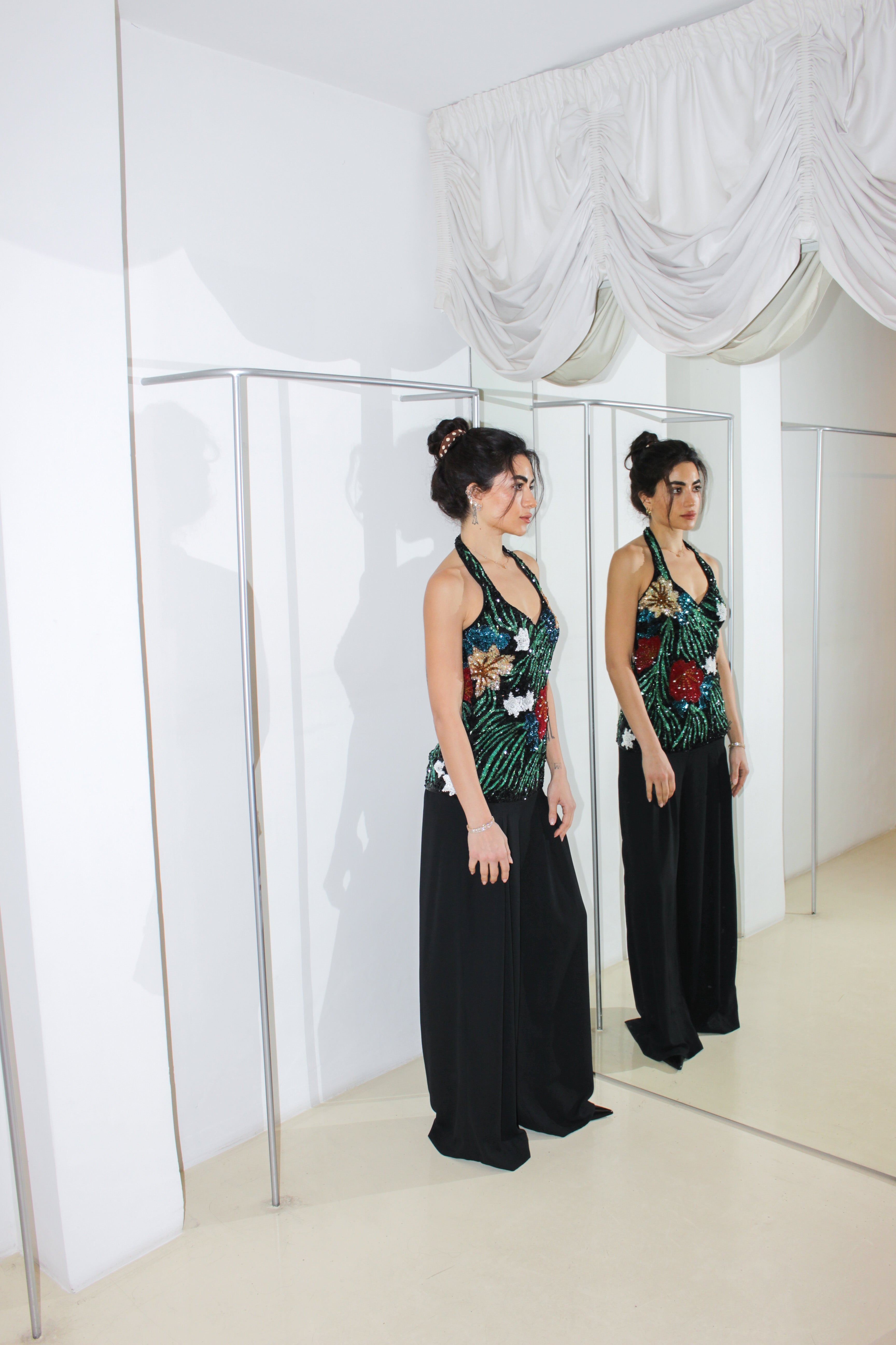 Vintage Sequined Jumpsuit
