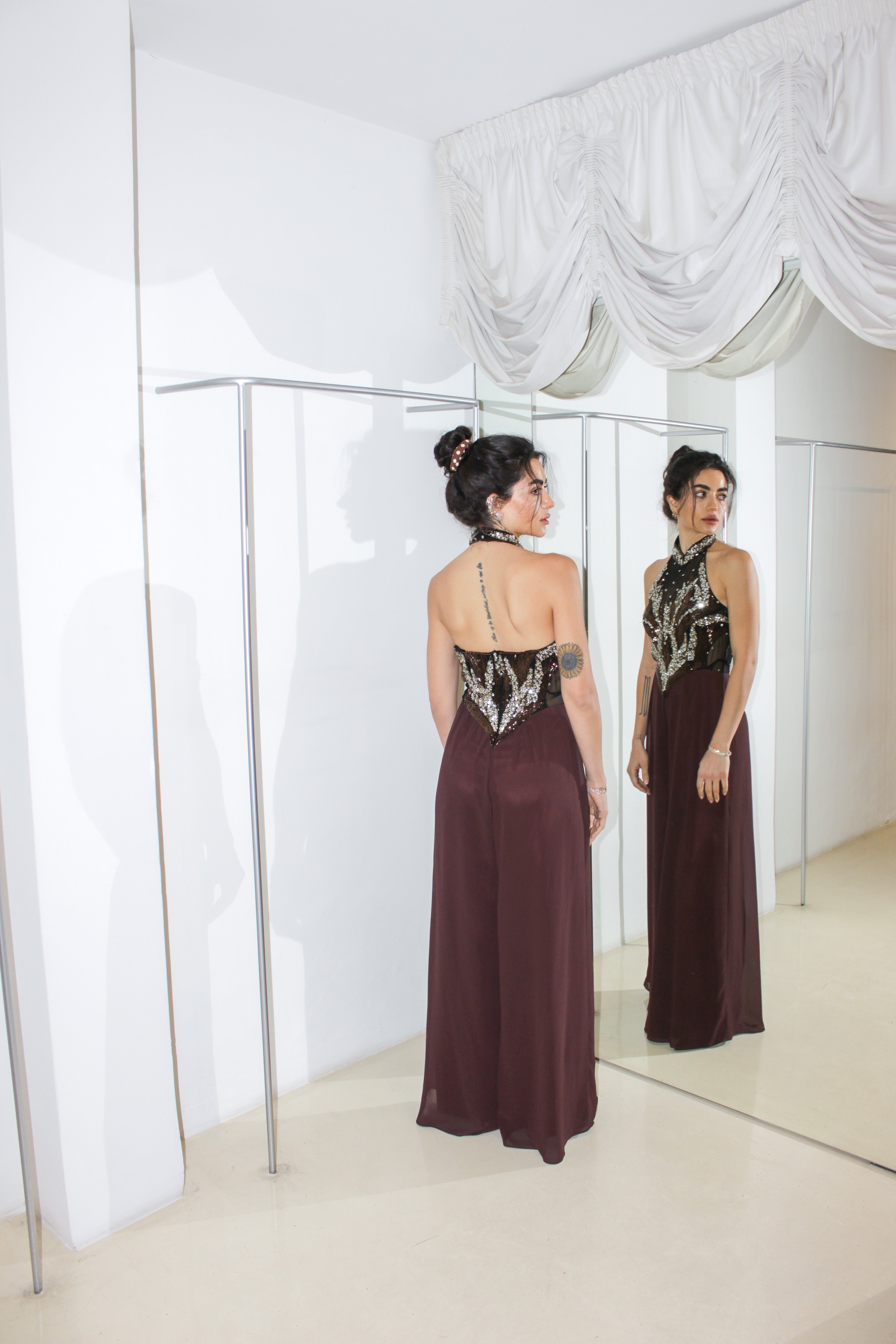 Vintage Beaded Jumpsuit