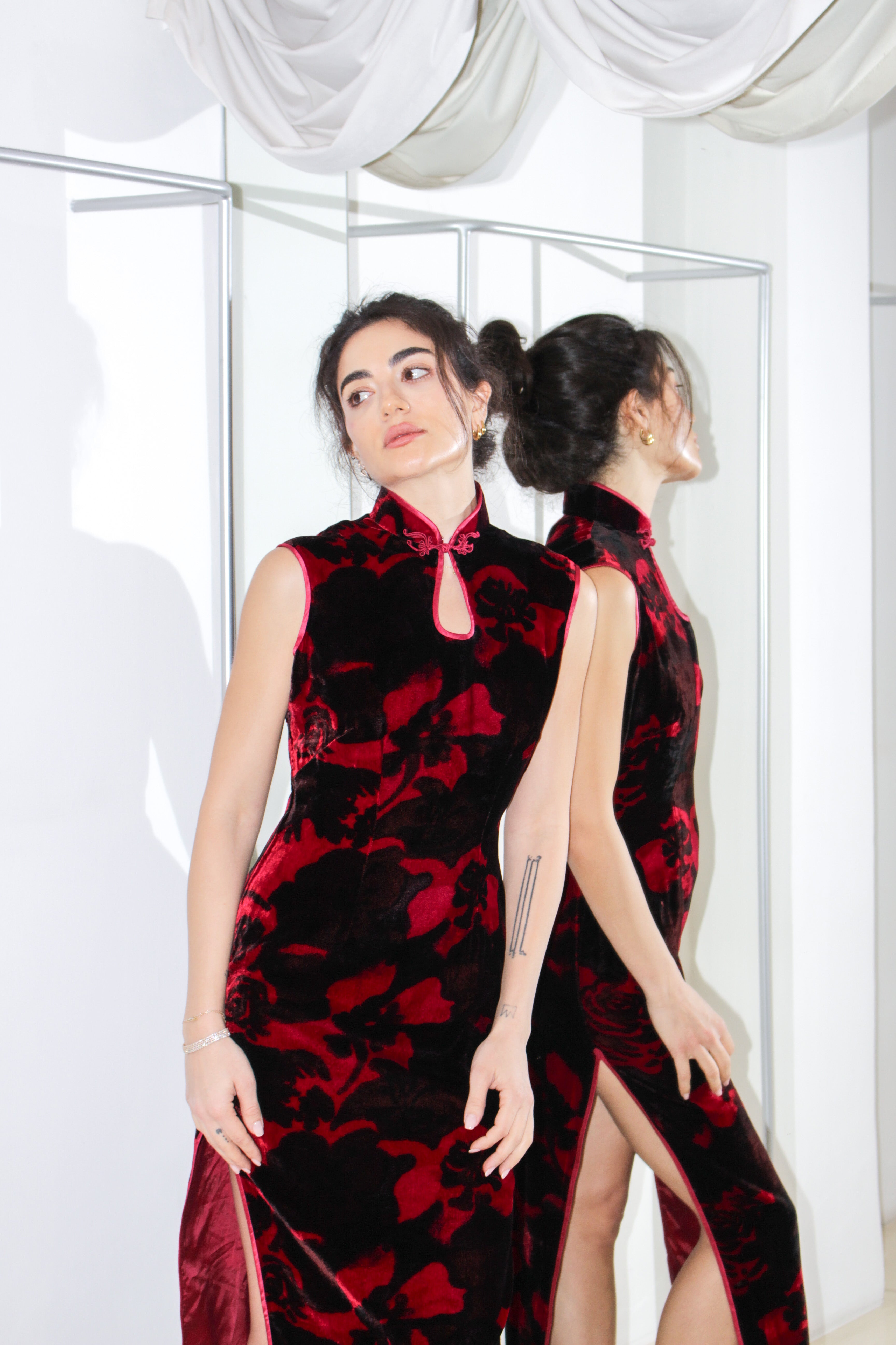 Vintage Cheongsam Dress