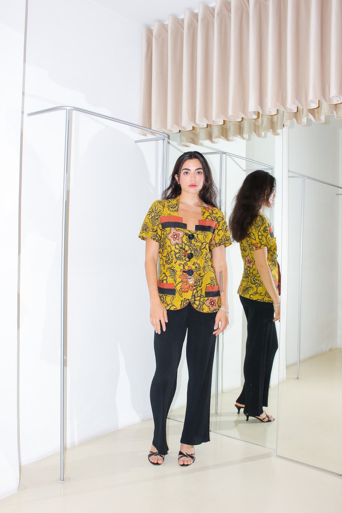 Vintage Patterned Top