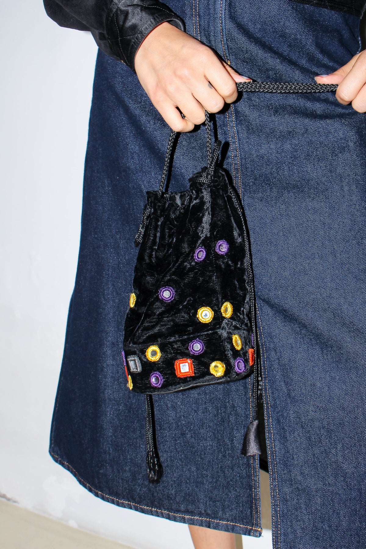 Vintage Velvet Bag