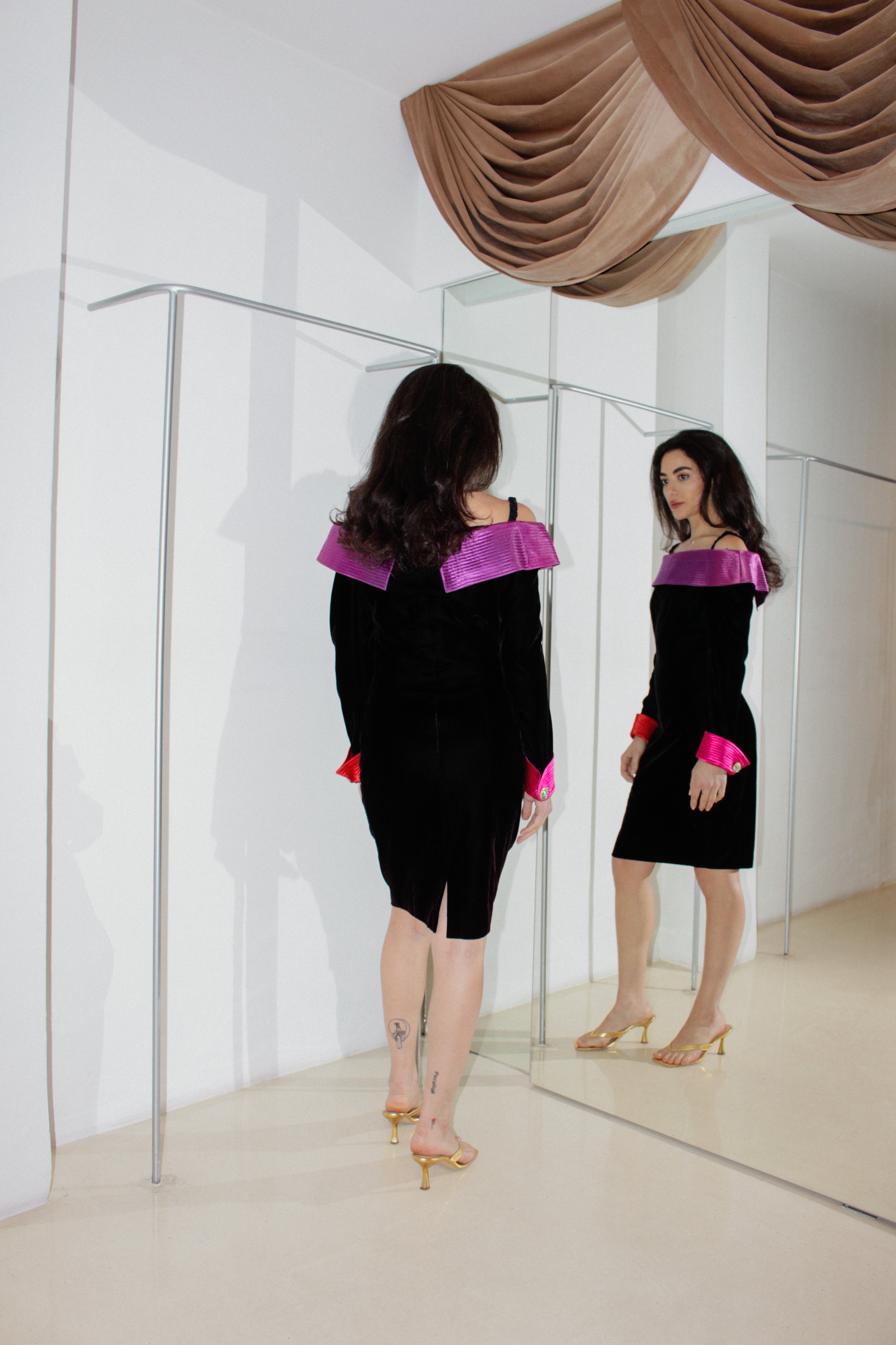 Vintage Velvet Dress