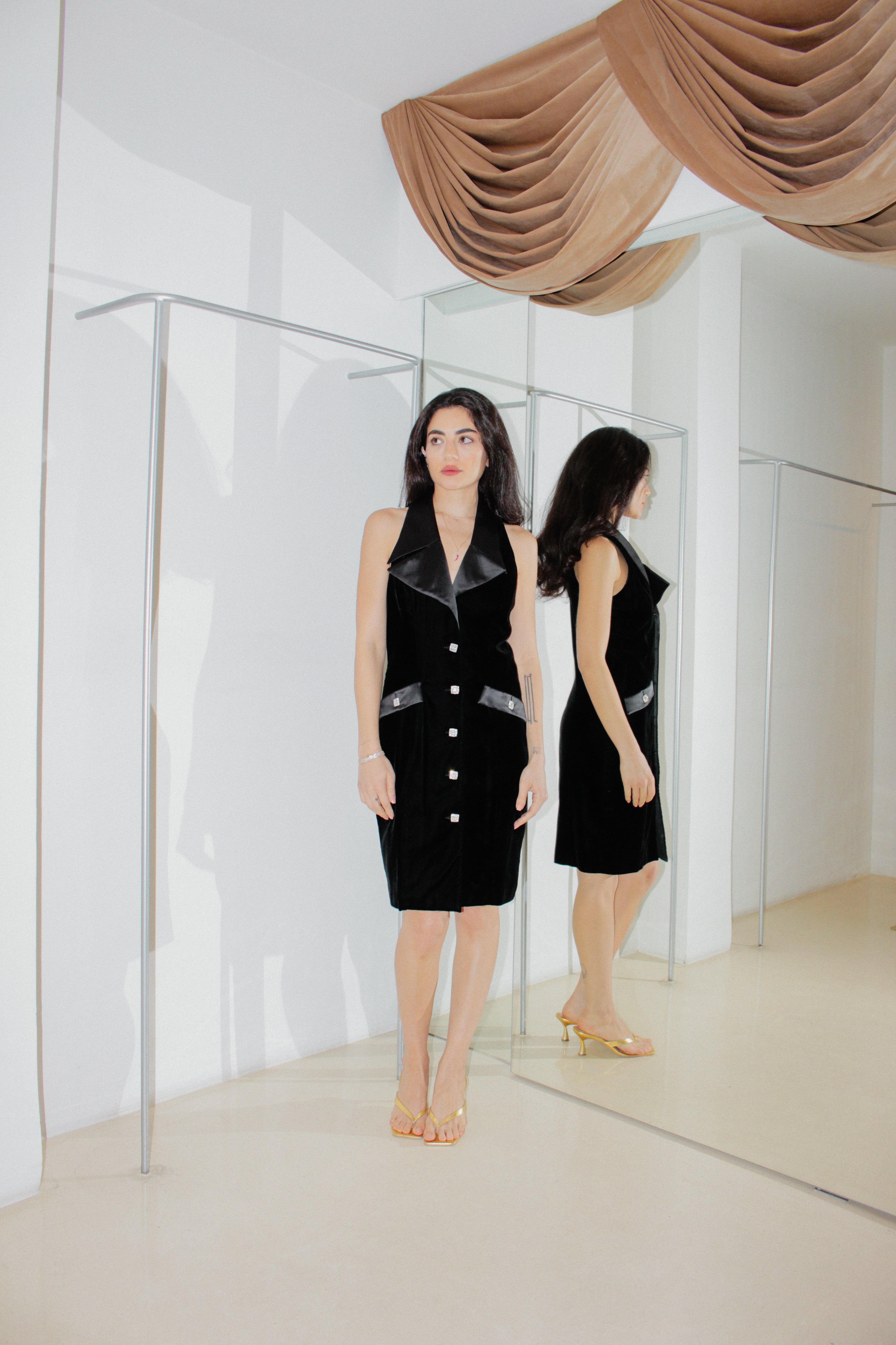 Vintage Velvet Dress