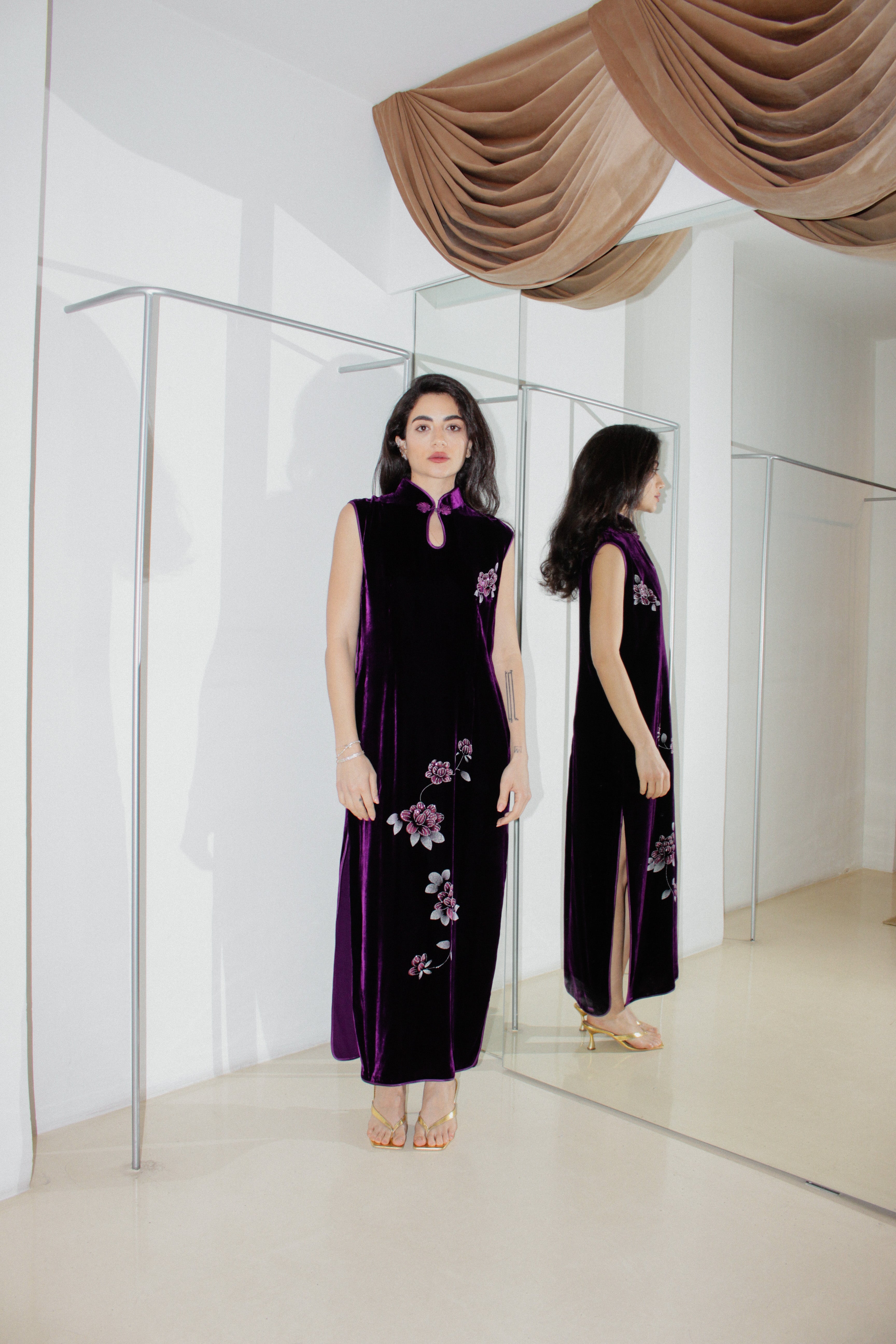 Vintage Cheongsam Dress