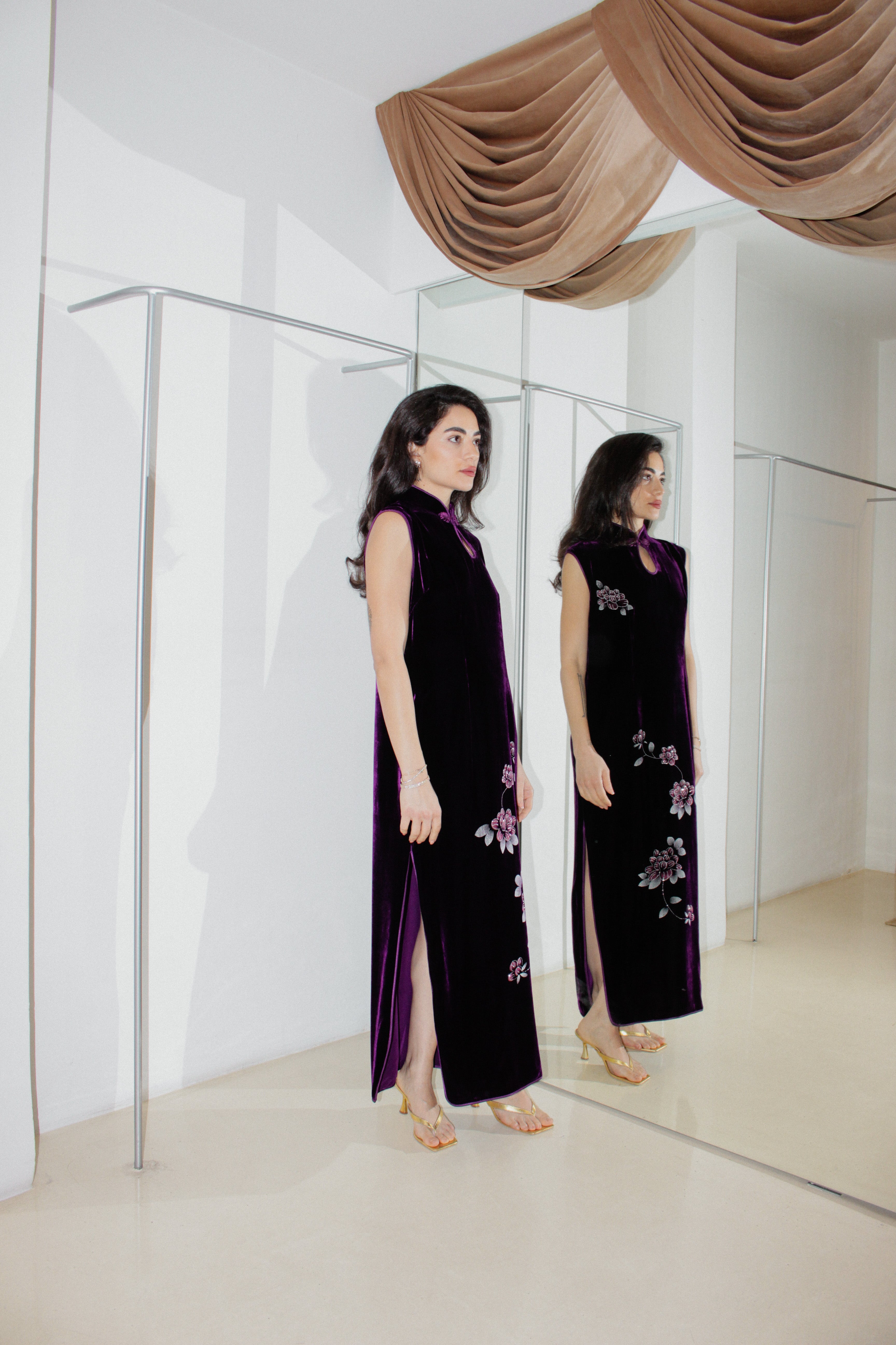 Vintage Cheongsam Dress