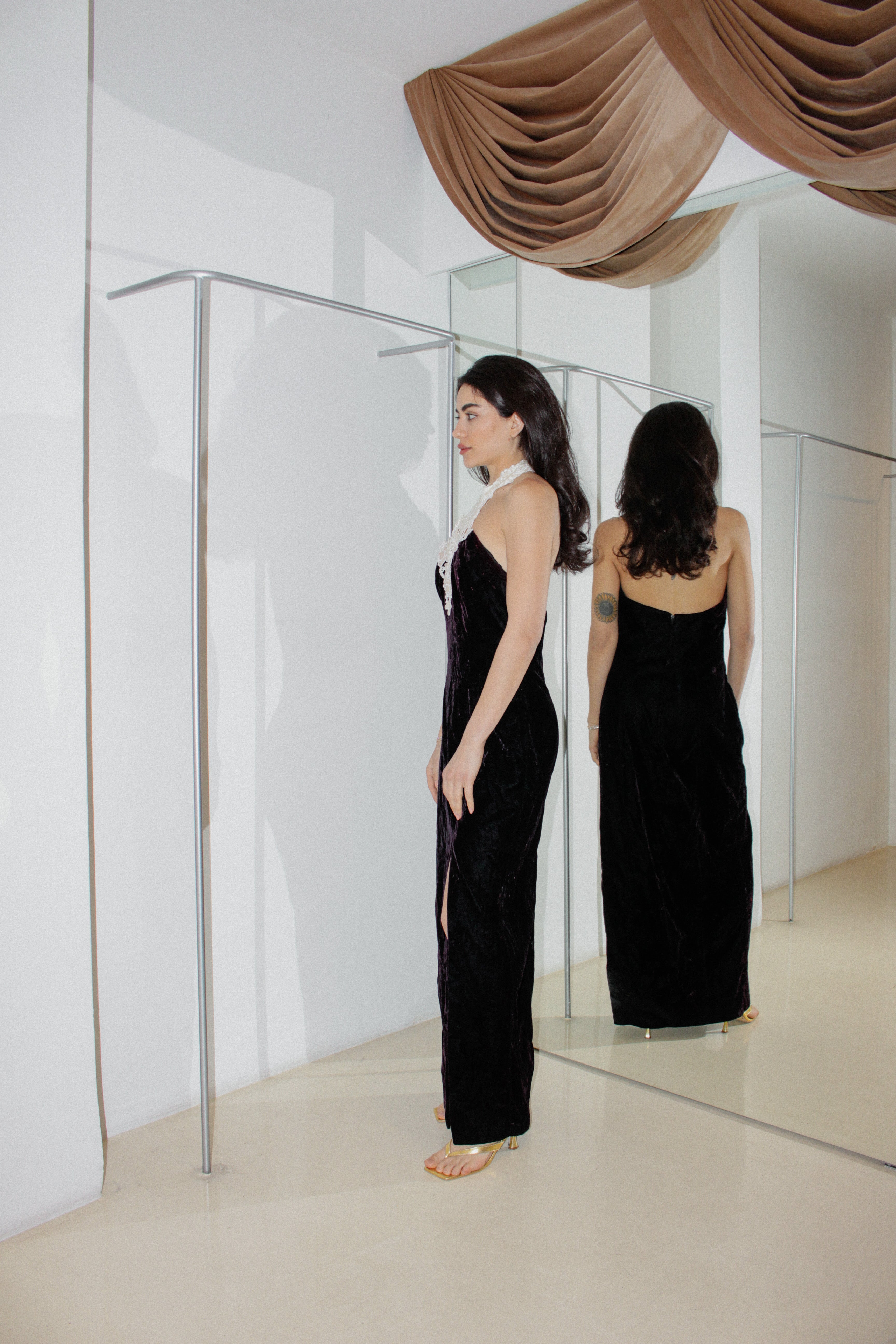 Vintage Velvet Dress