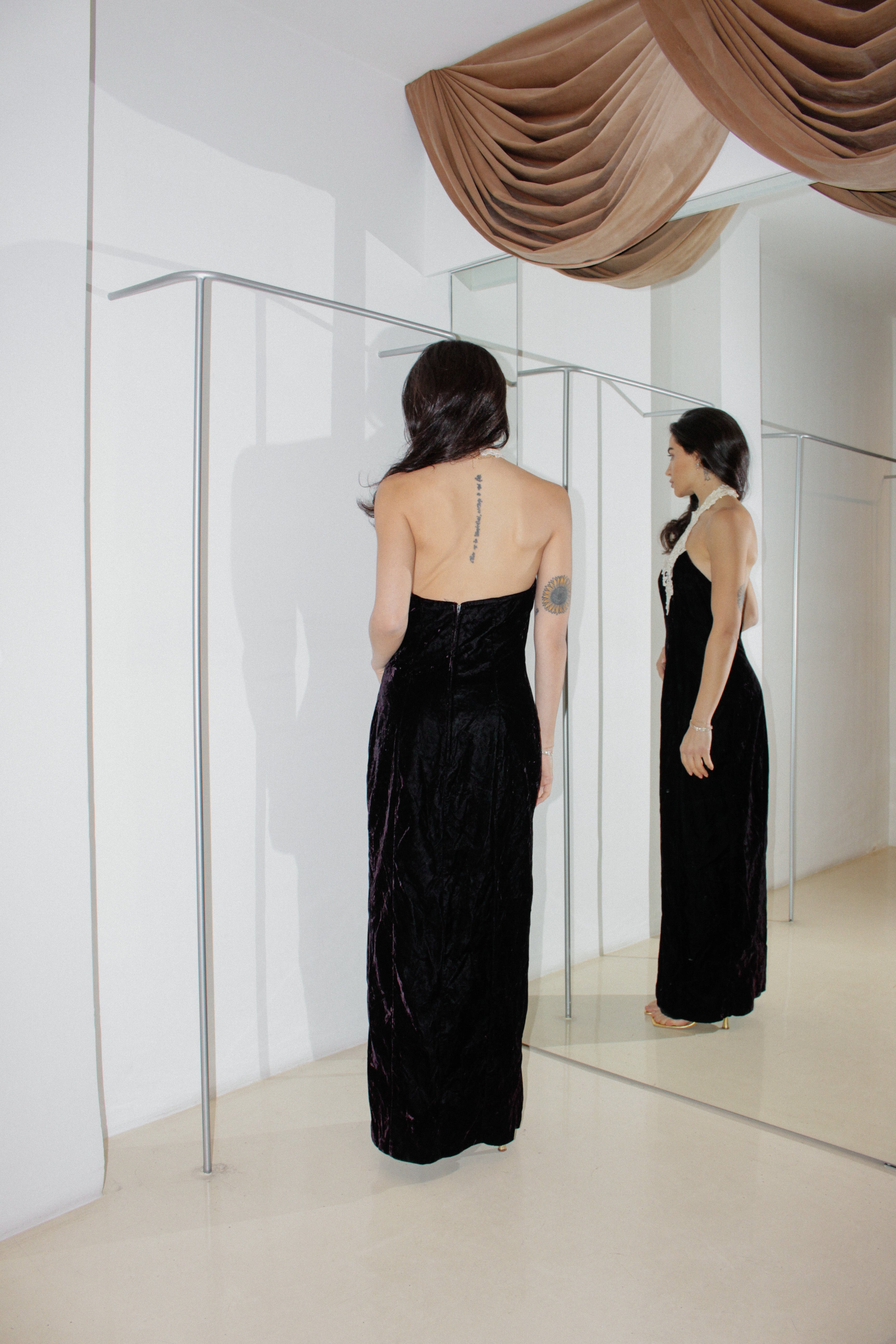 Vintage Velvet Dress