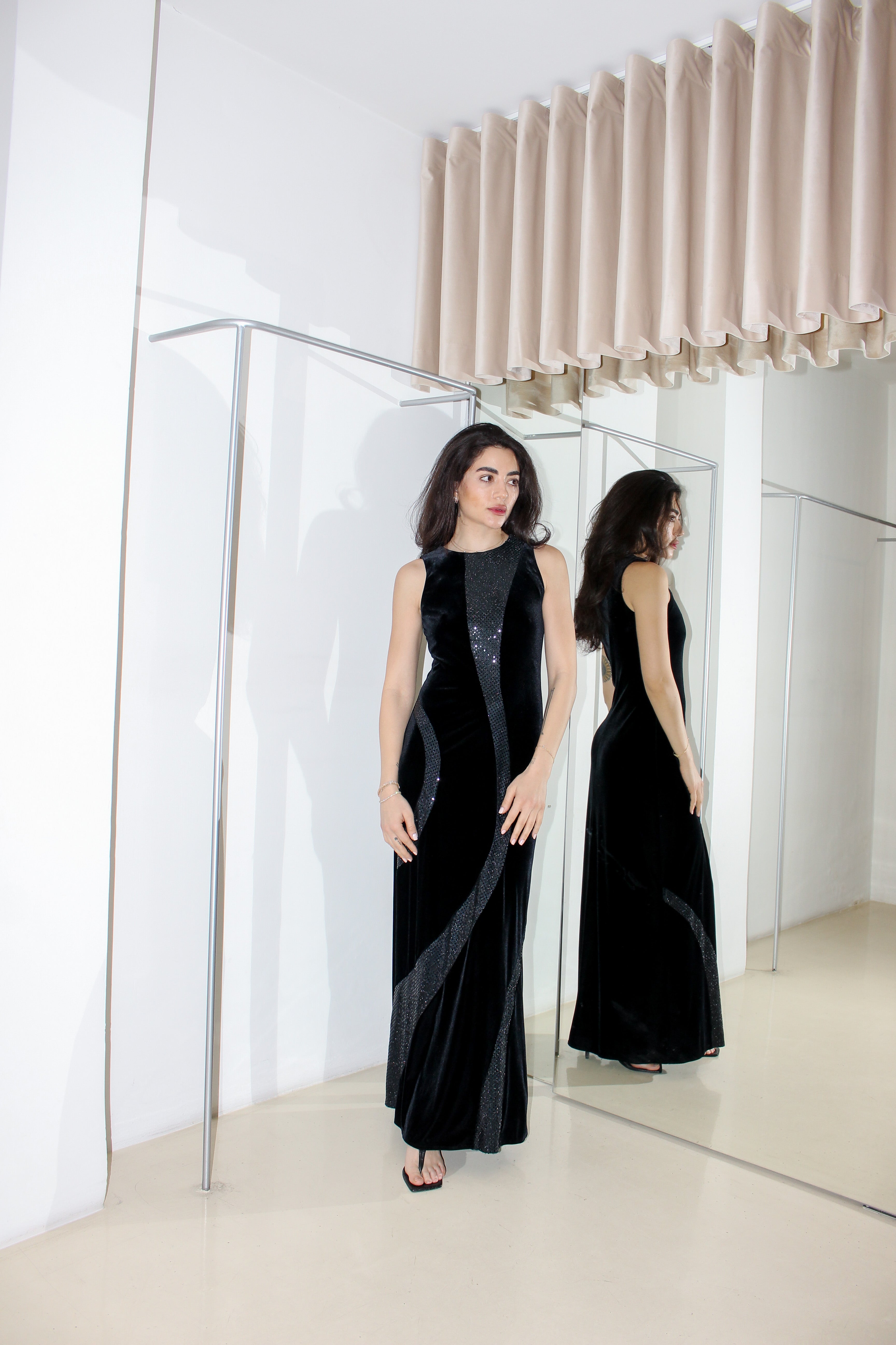 Vintage Velvet Dress