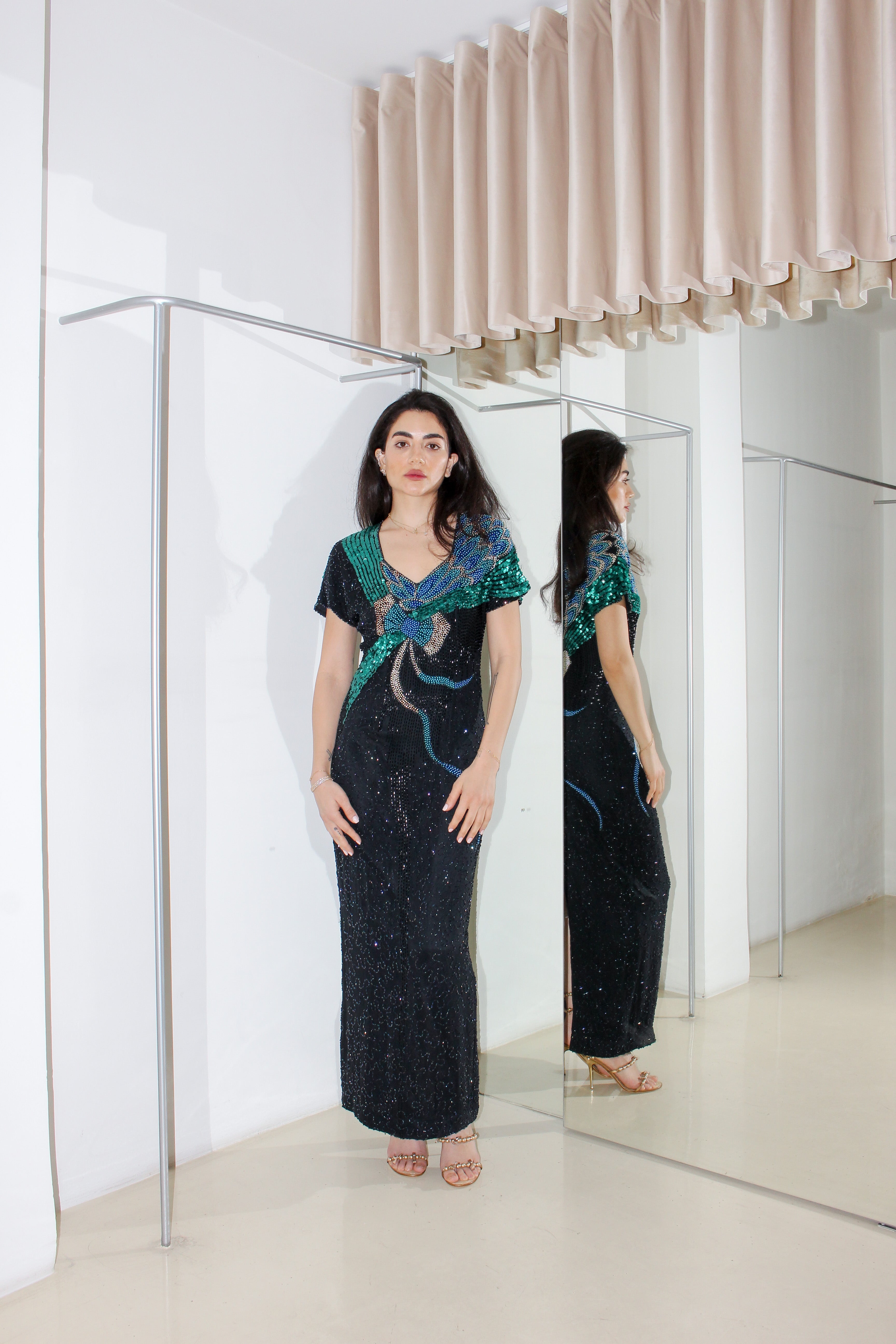 Vintage Sequined Dress