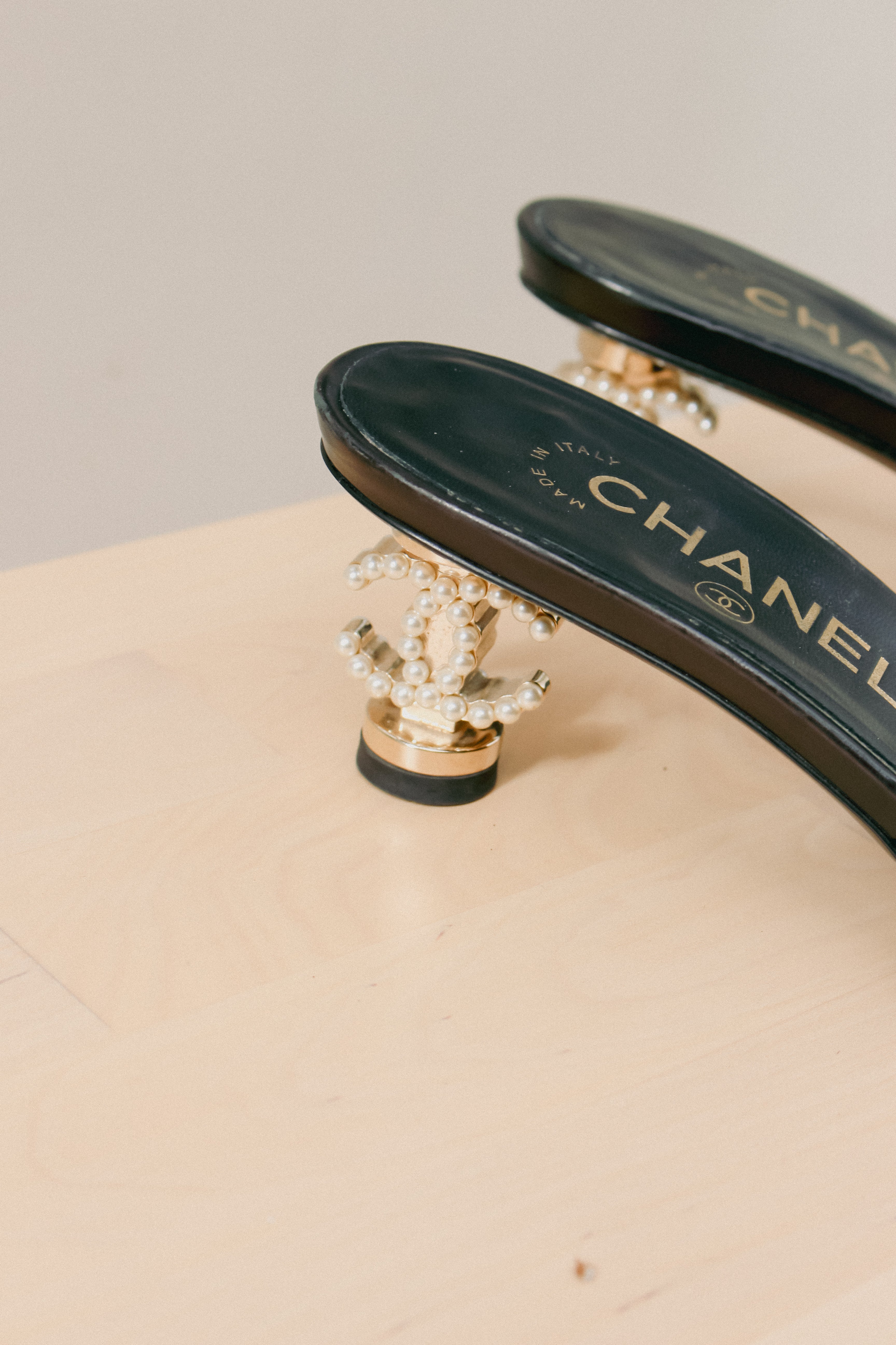 Vintage Chanel Mules