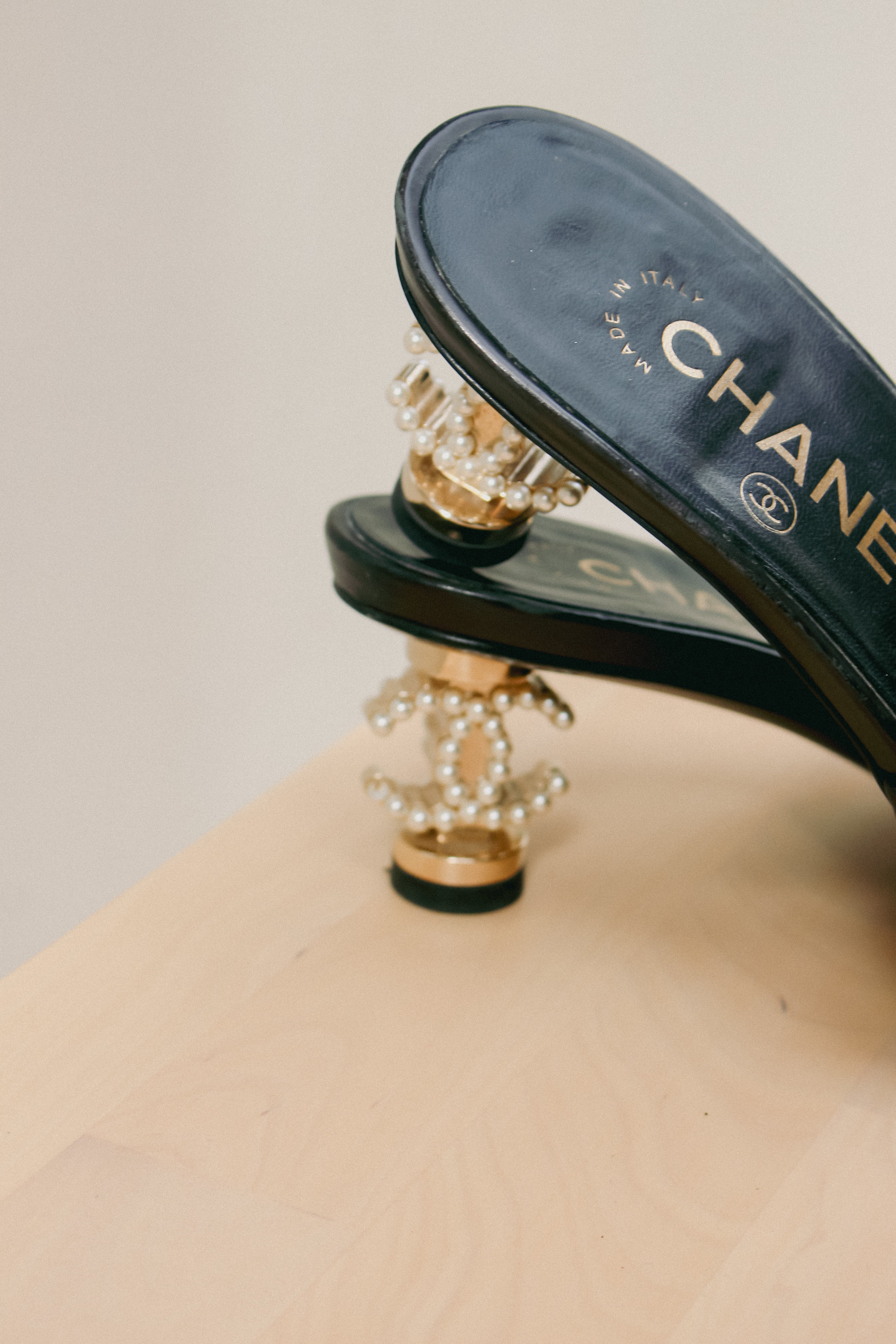Vintage Chanel Mules