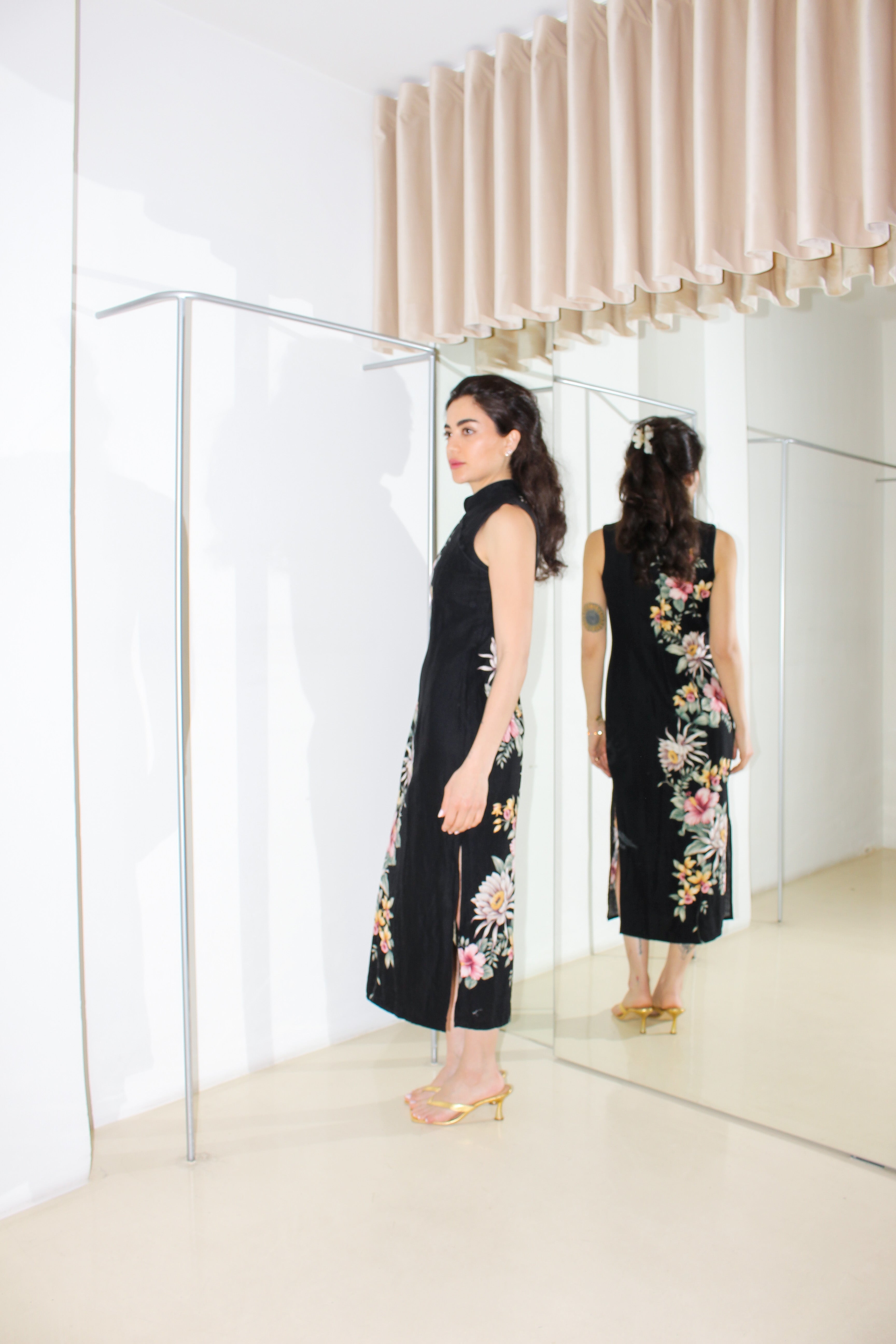 Vintage Mandarin Dress