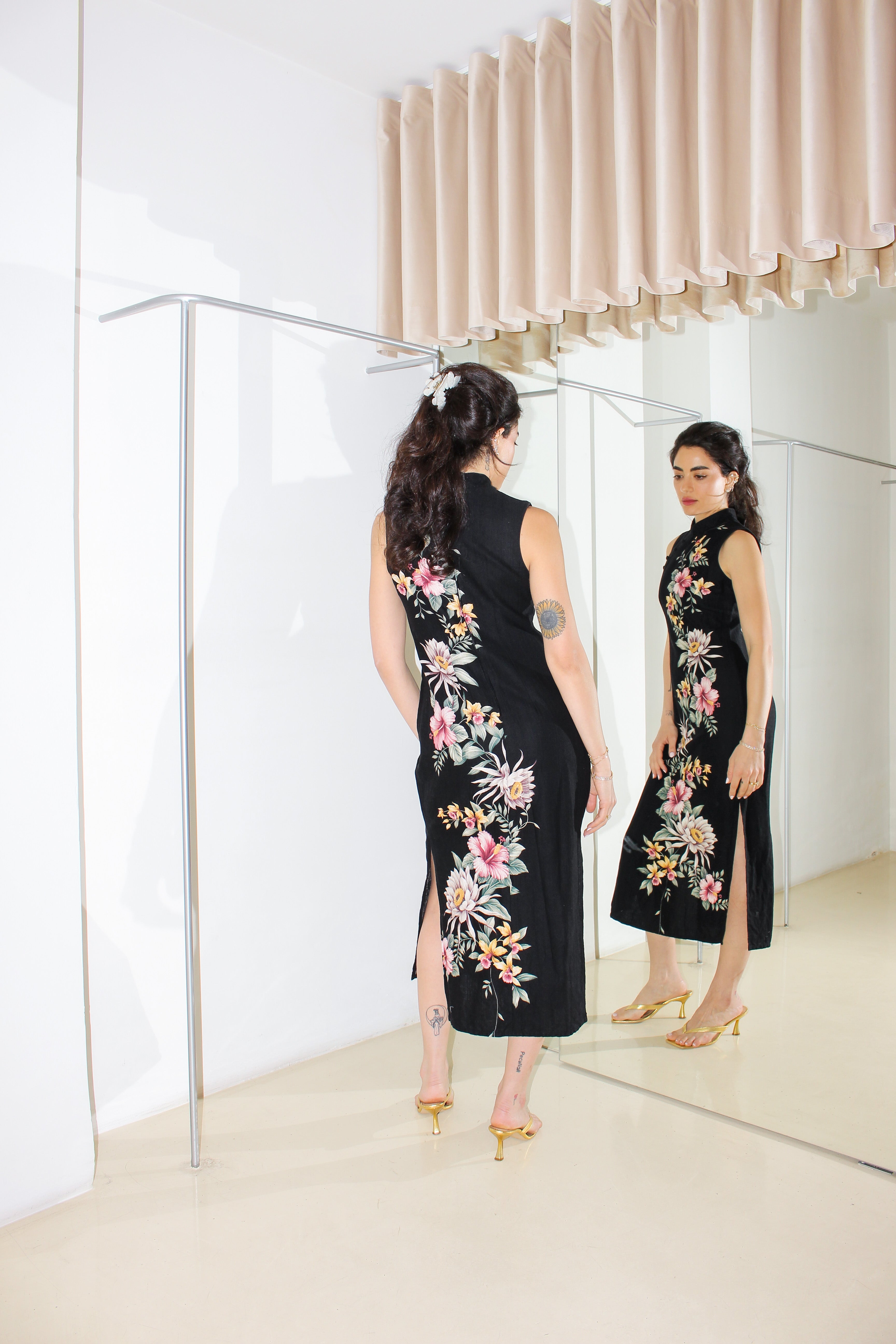 Vintage Mandarin Dress