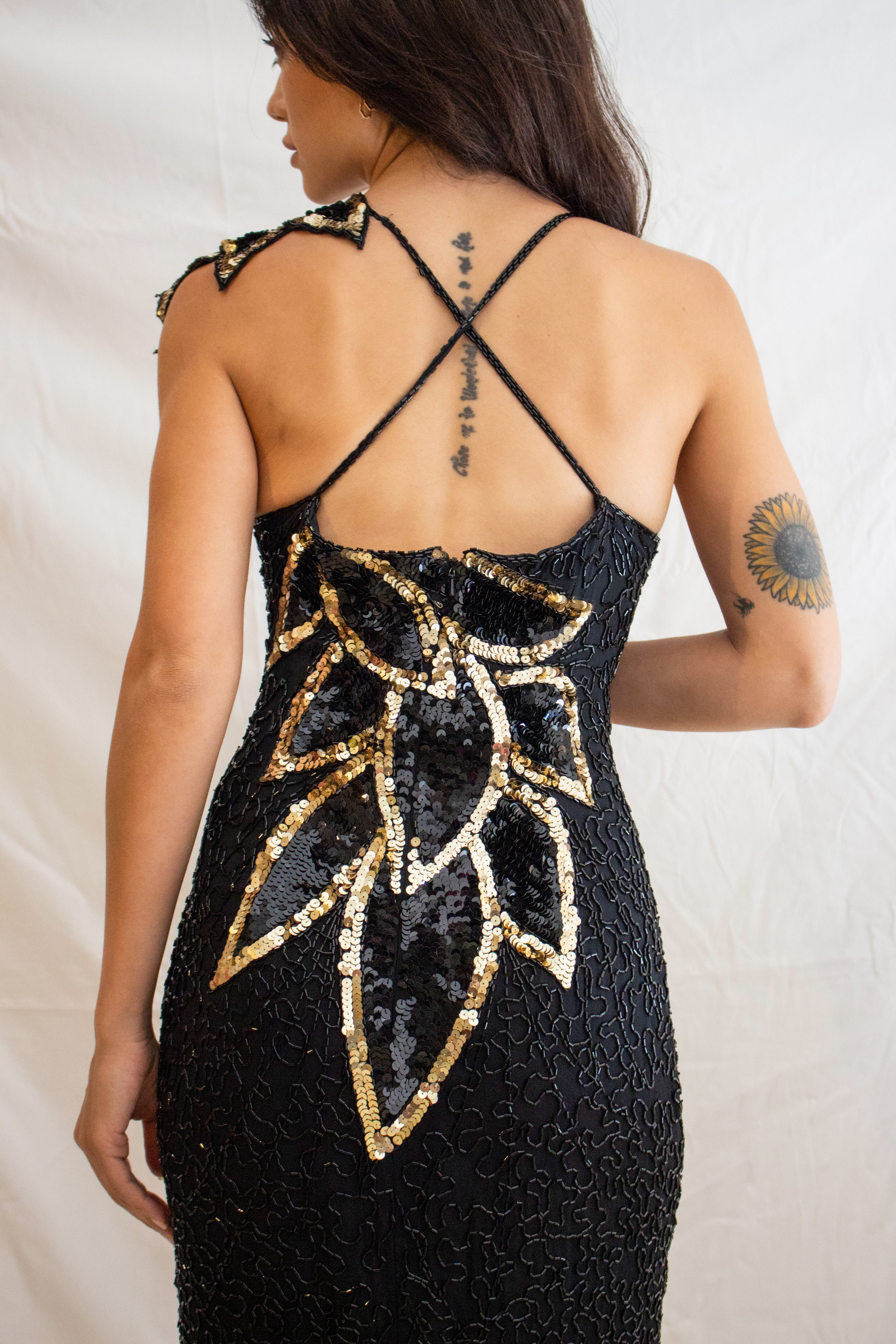 Vintage Sequined Dress