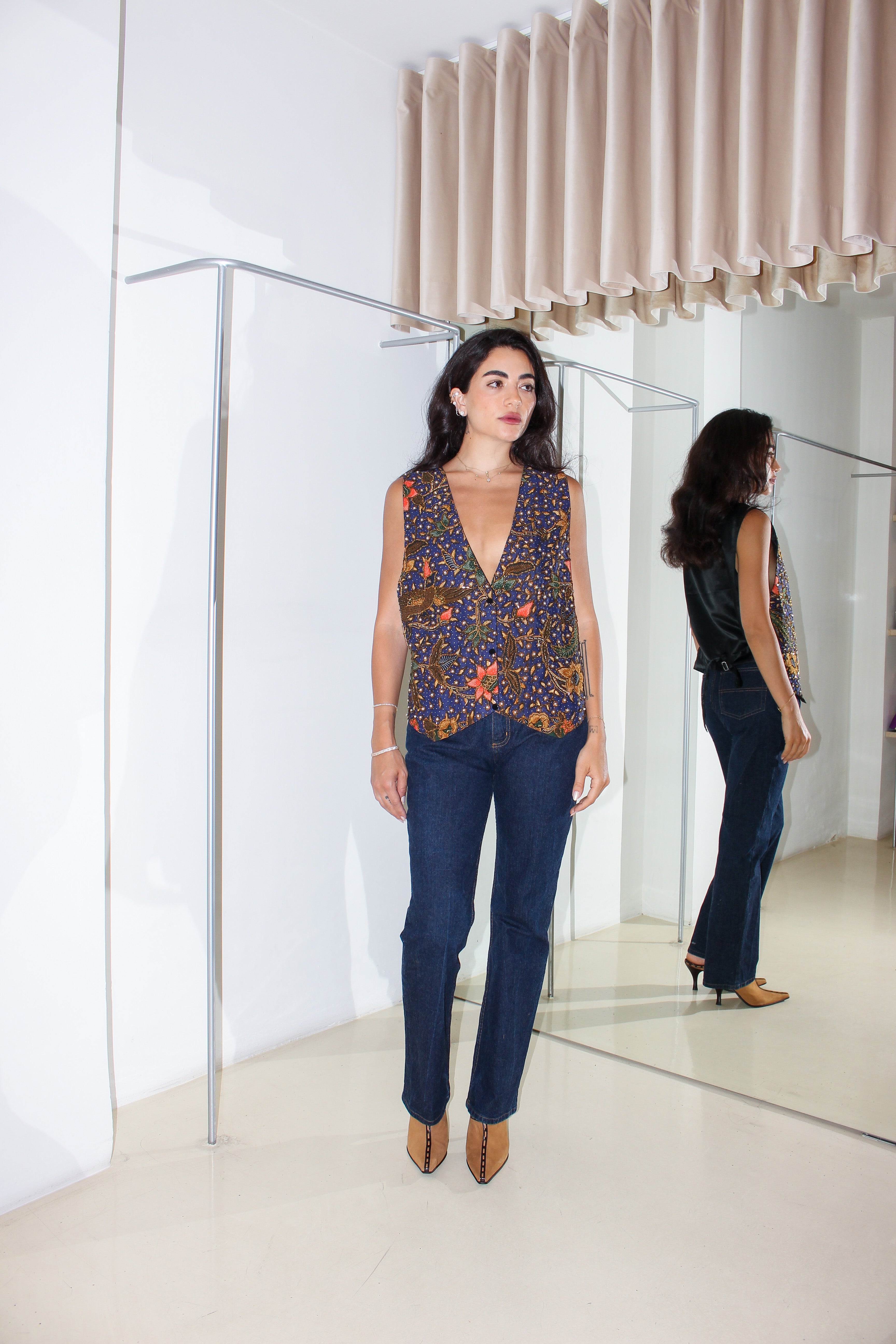 Vintage Beaded Vest
