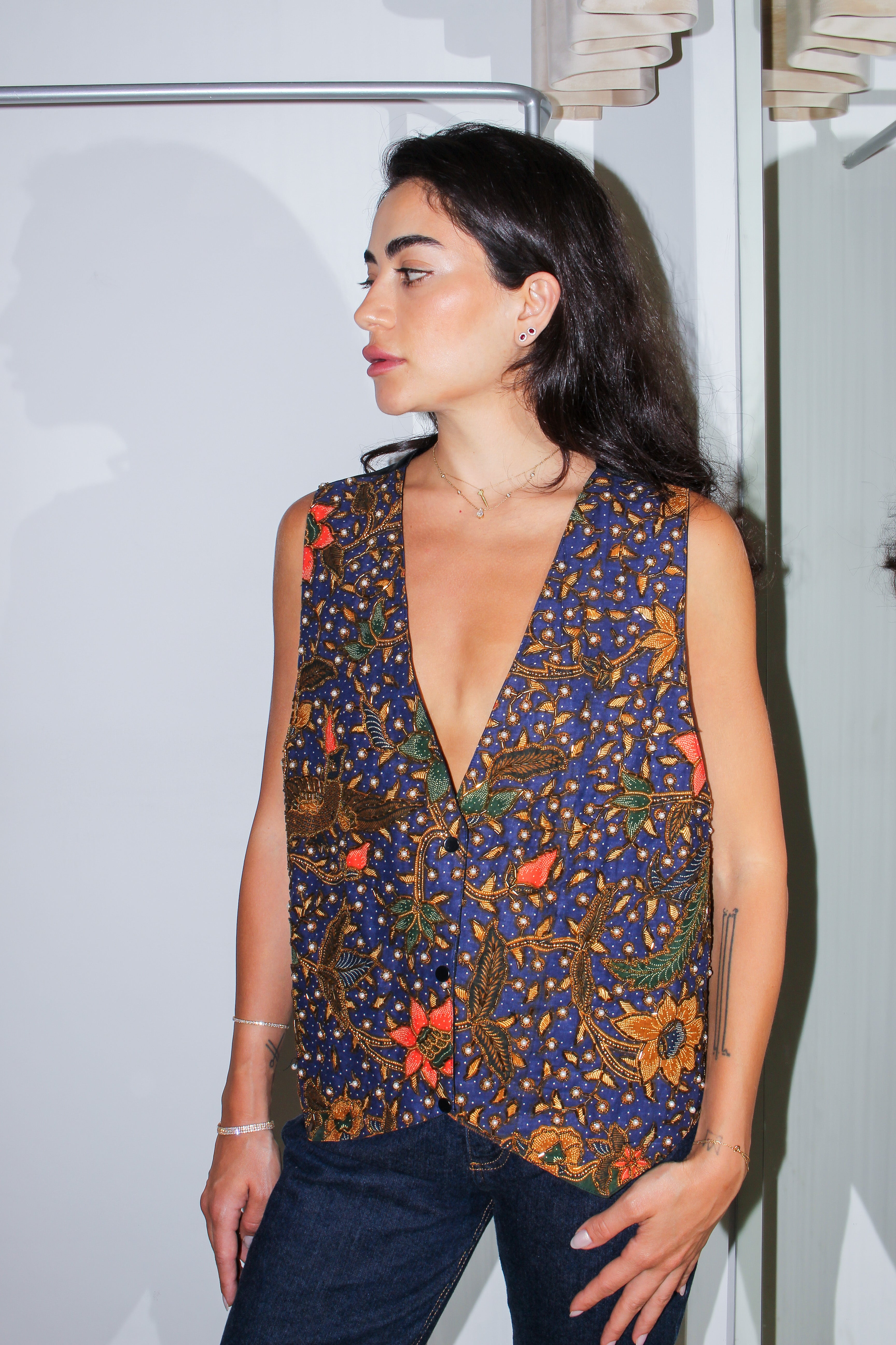 Vintage Beaded Vest