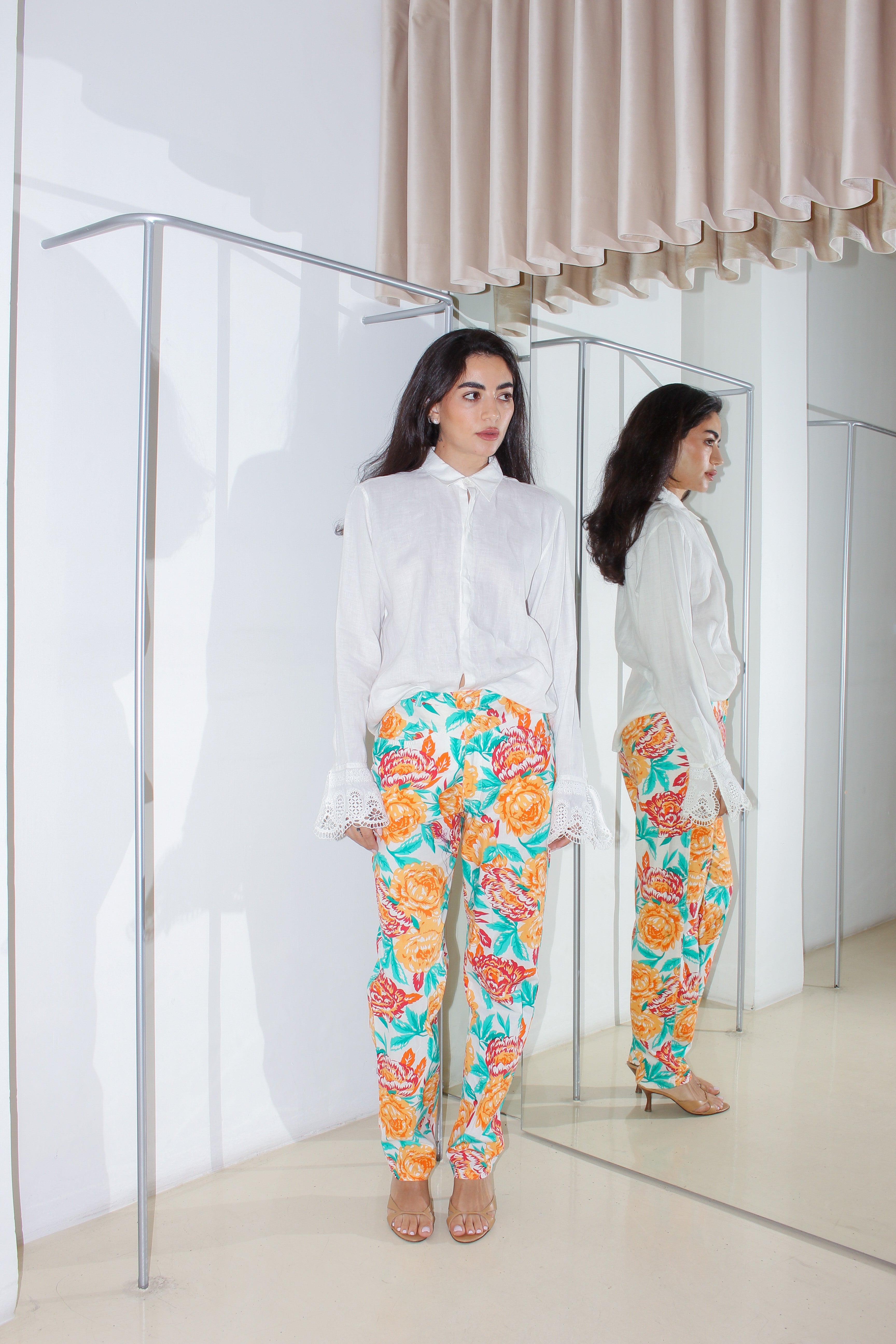 Vintage Floral Pants