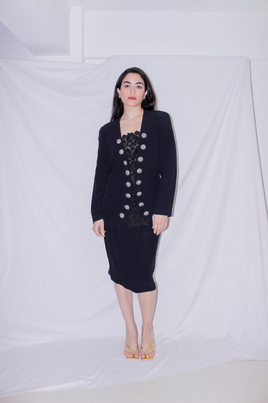 Vintage Gaï Mattiolo Skirt Set